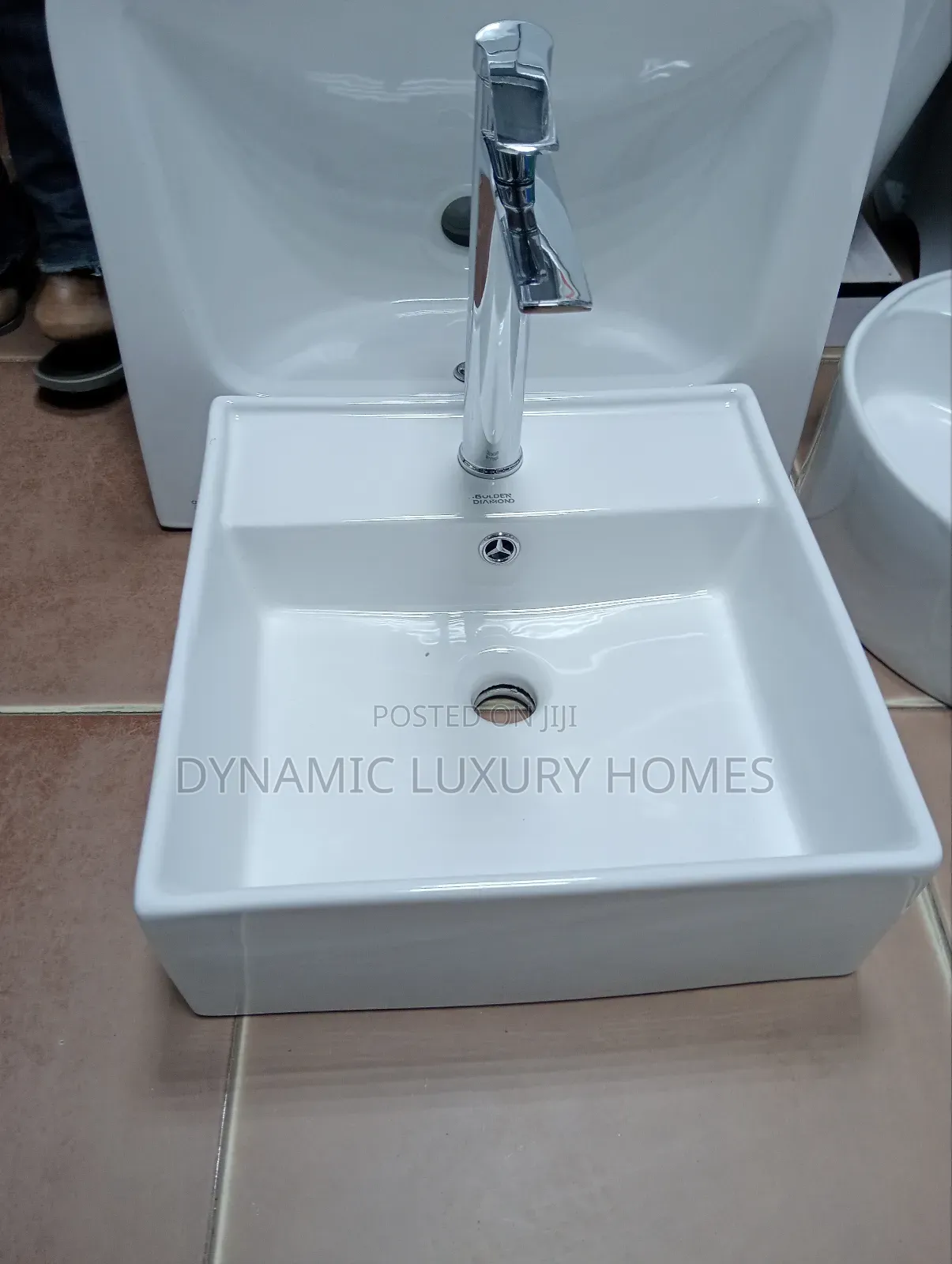 Golden Diamond Countertop Wash Hand Basin