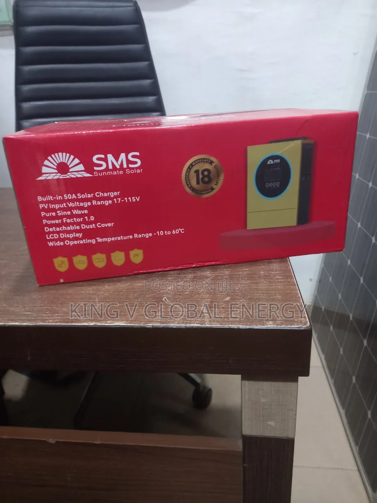 SMS Solar 1.2kw/12v Hybrid Inverter