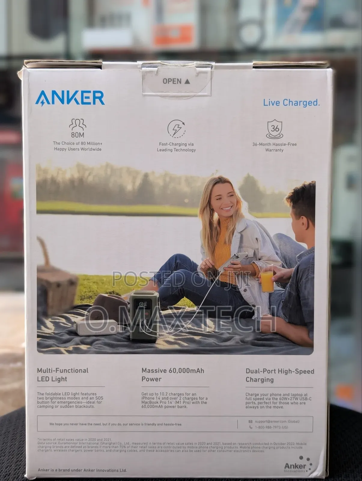 Anker 548 Power Bank 60,000mah,Portable Outdoor Generator 87w