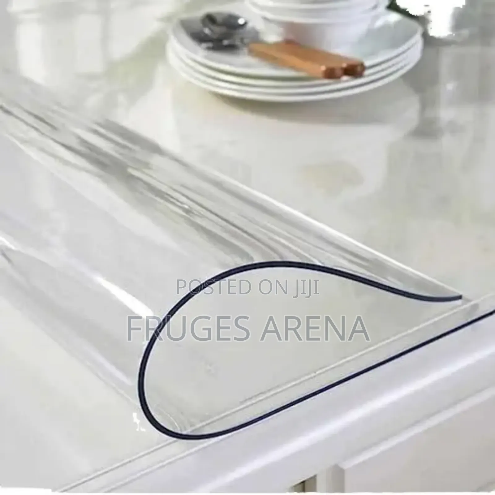2mm Crystal Clear PVC Table Protector 1000x1500mm – Waterproof Cover