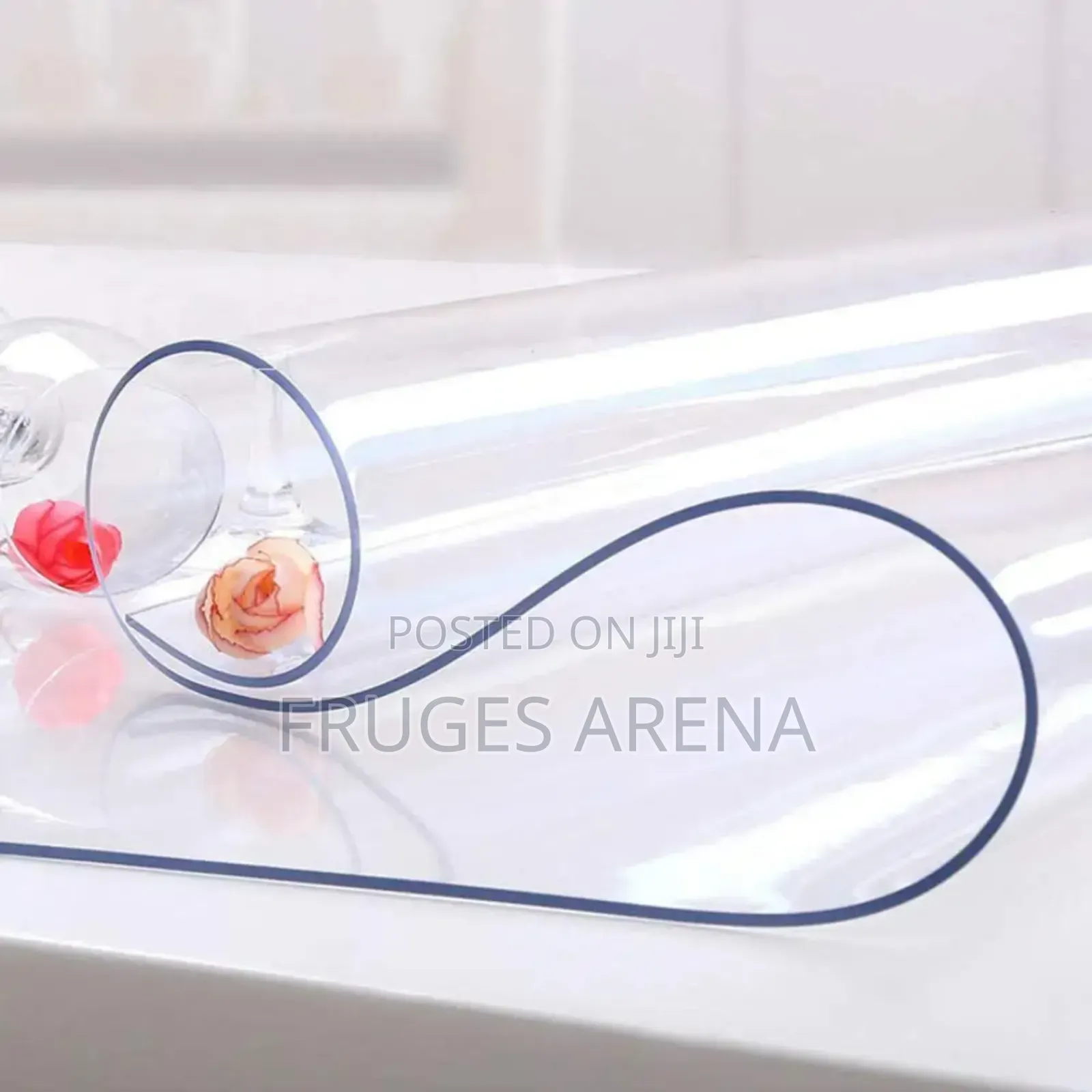 Heavy Duty 2mm PVC Table Cover 1.5m – Clear Dining Table Protector