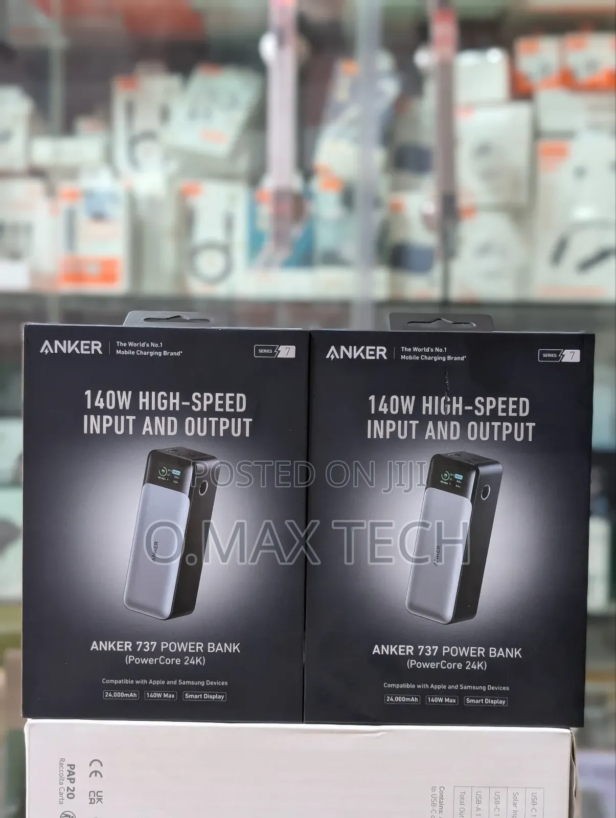 Anker 737 Power Bank 140w Power Core 24k Mah Is A High-capacity