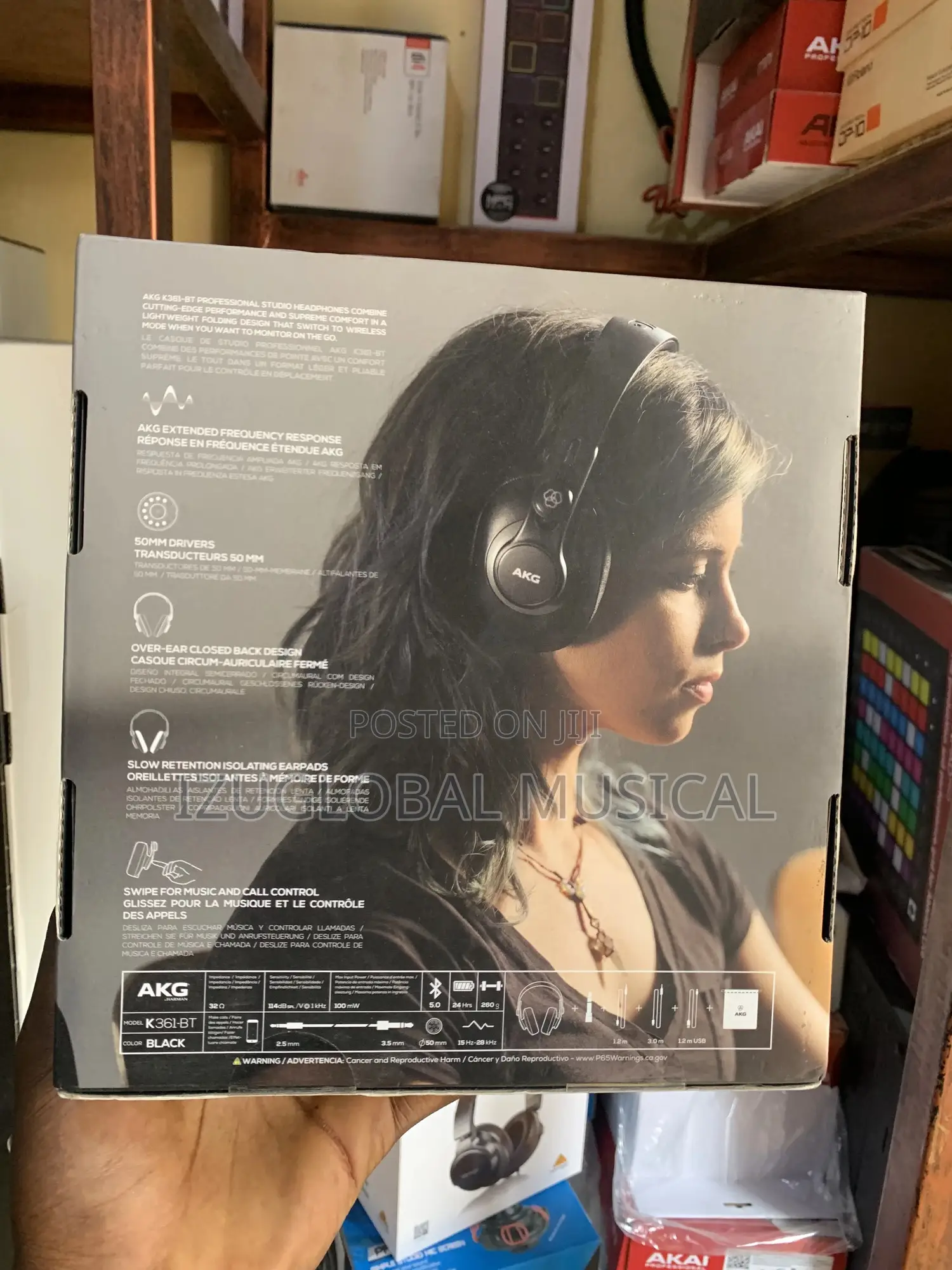 Akg -Bt Bluetooth Studio Headphone