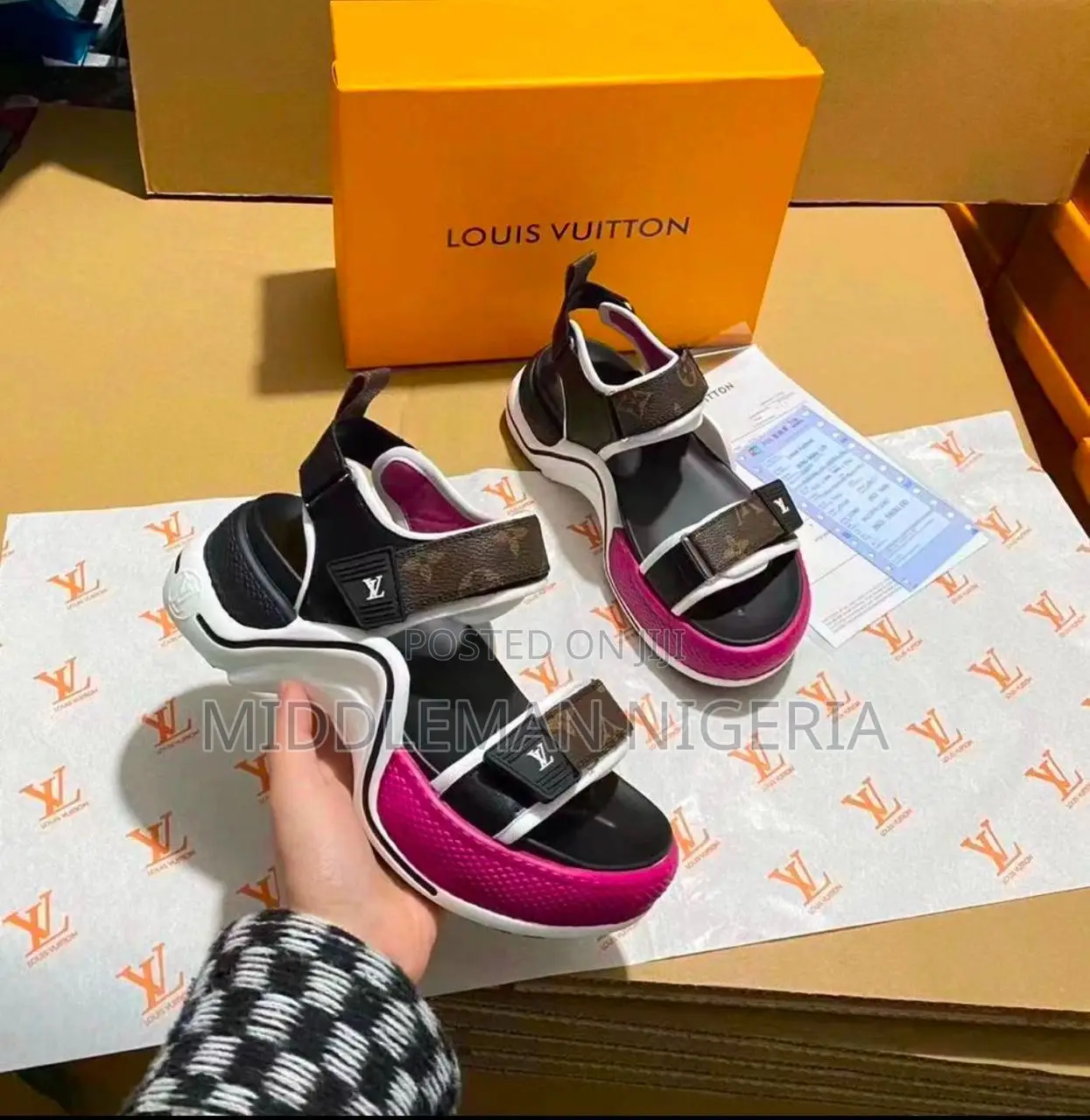Quality Female Louis Vuitton Sandals