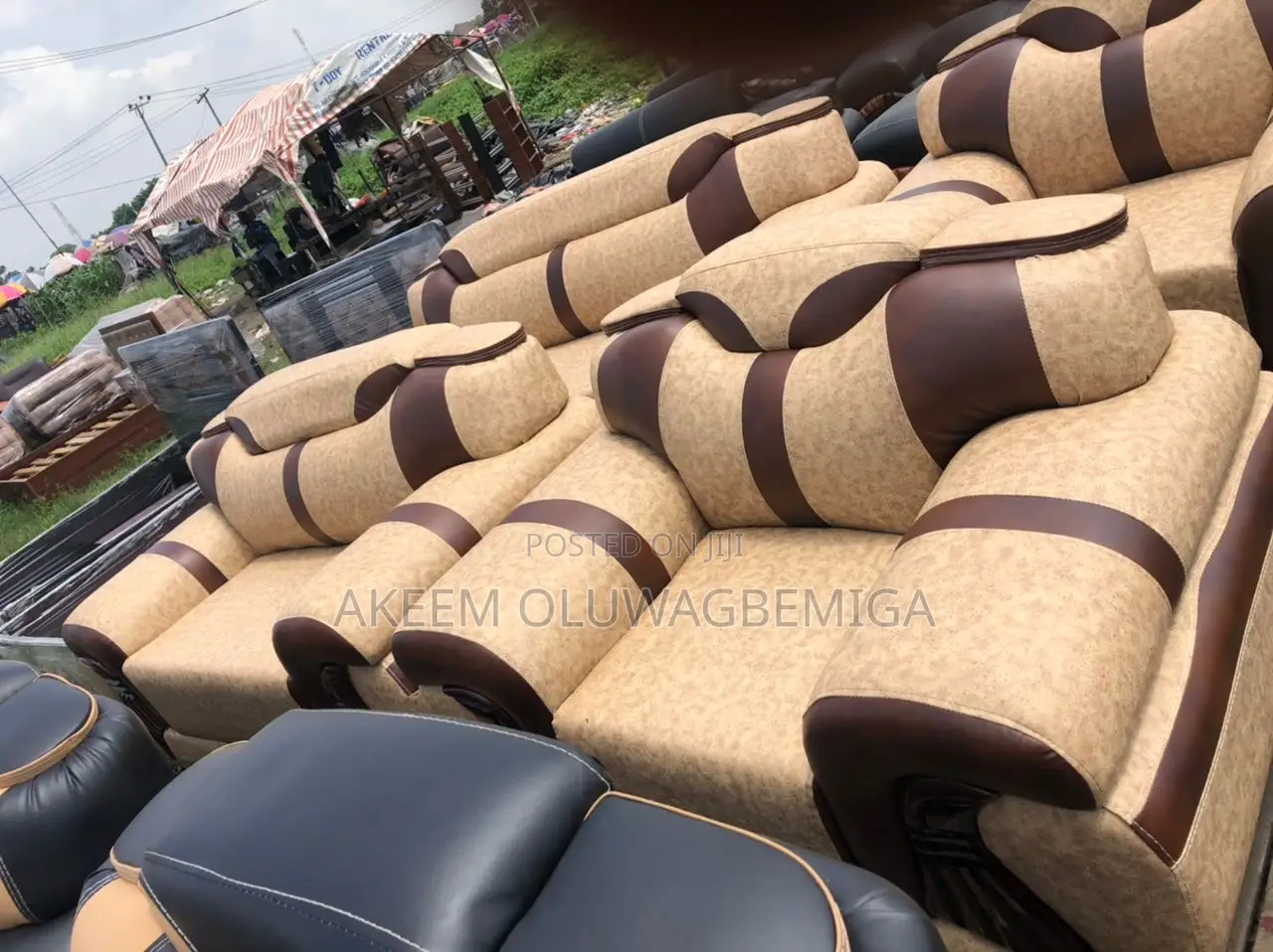 Complete Set of Leather Chair