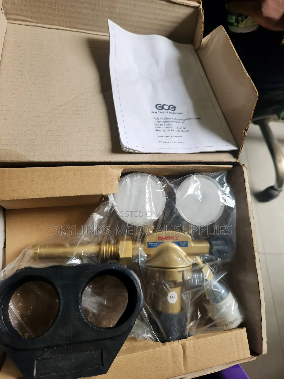 Rhona Oxygen Regulator Guage
