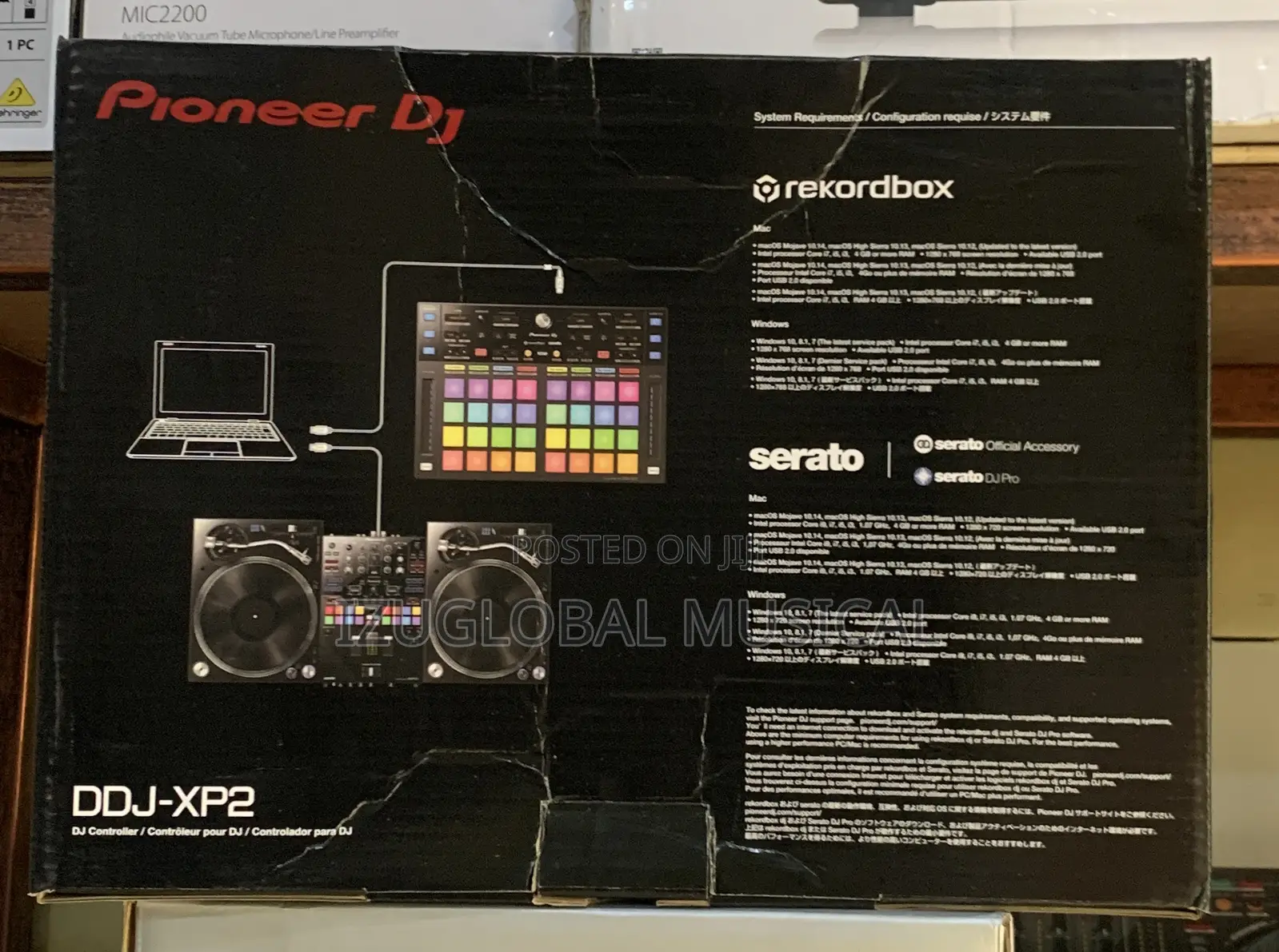 Pioneer Dj Rekodbox Serato DDJ-Xp2 Dj Controller