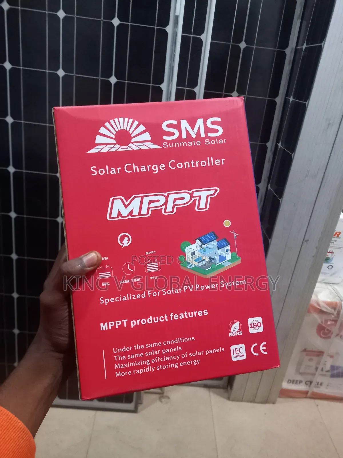 SMS Solar 60amps/48v MPPT Charge Controller