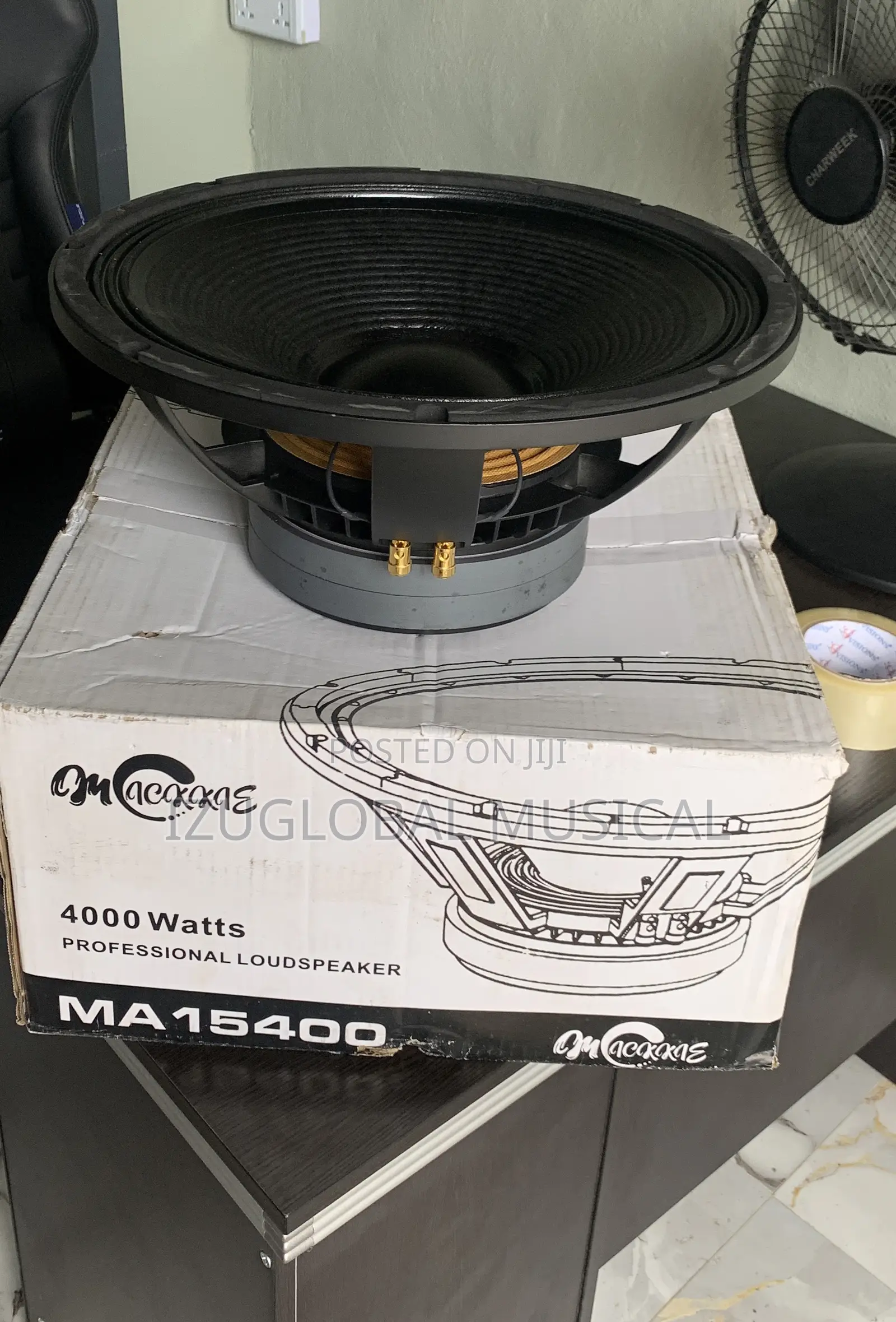 Mackkie Ma15400 Naked 15”Inches Speaker 4000watts Double Magnet