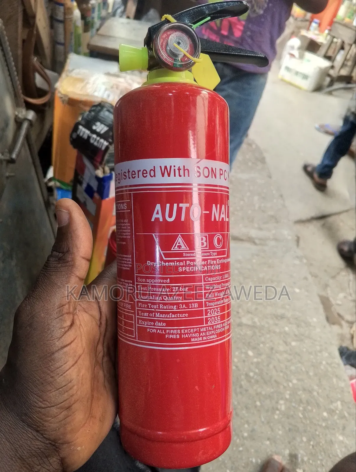 Fire Extinguisher 1kg New One