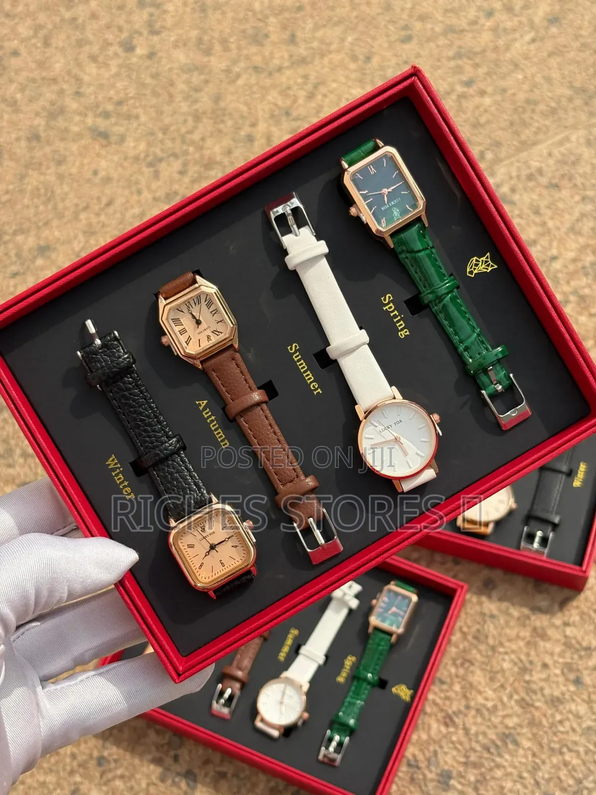 Authentic Quality Lucky Fox "Four Seasons" Watch Set.