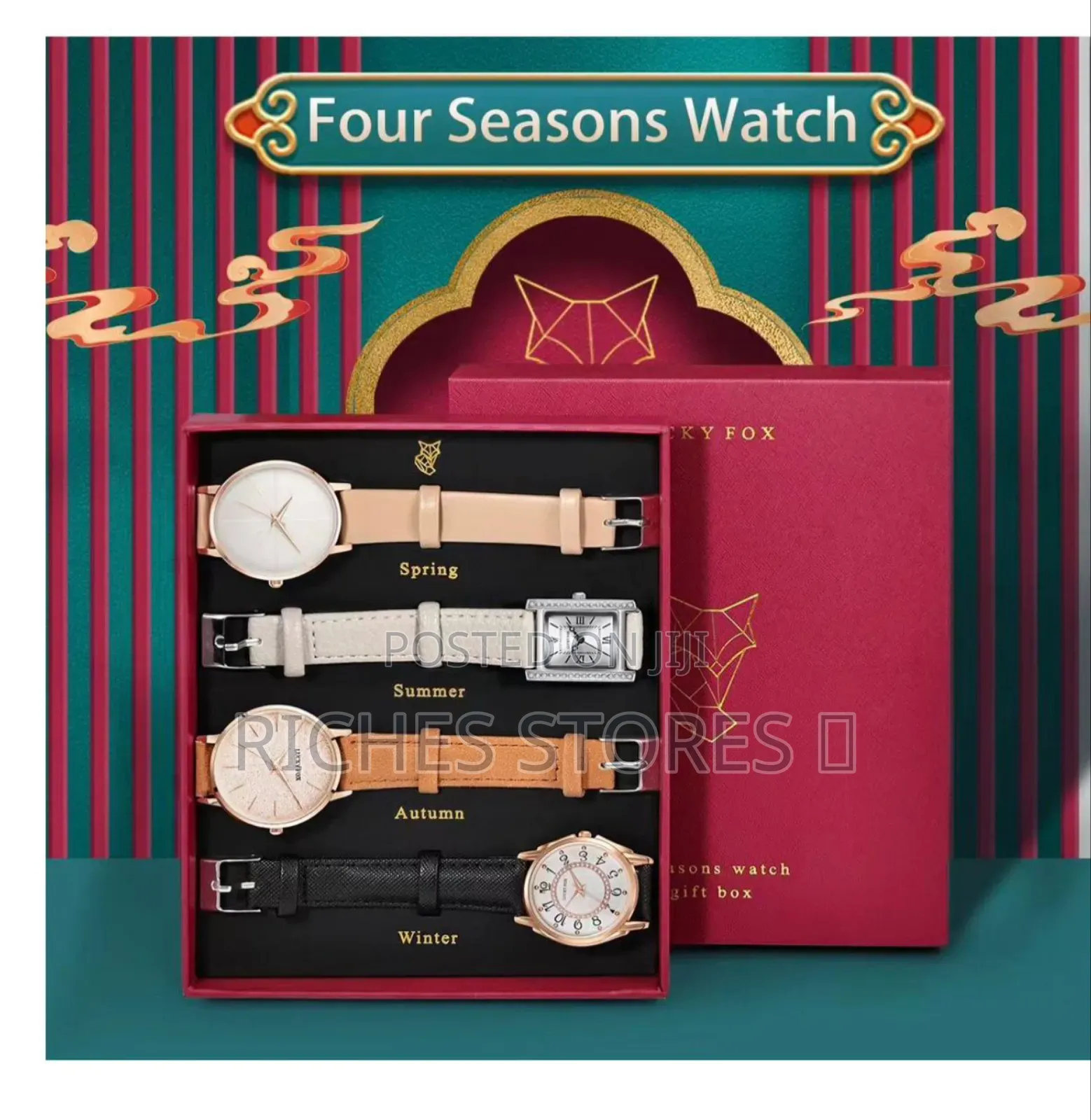 Authentic Quality Lucky Fox "Four Seasons" Watch Set.
