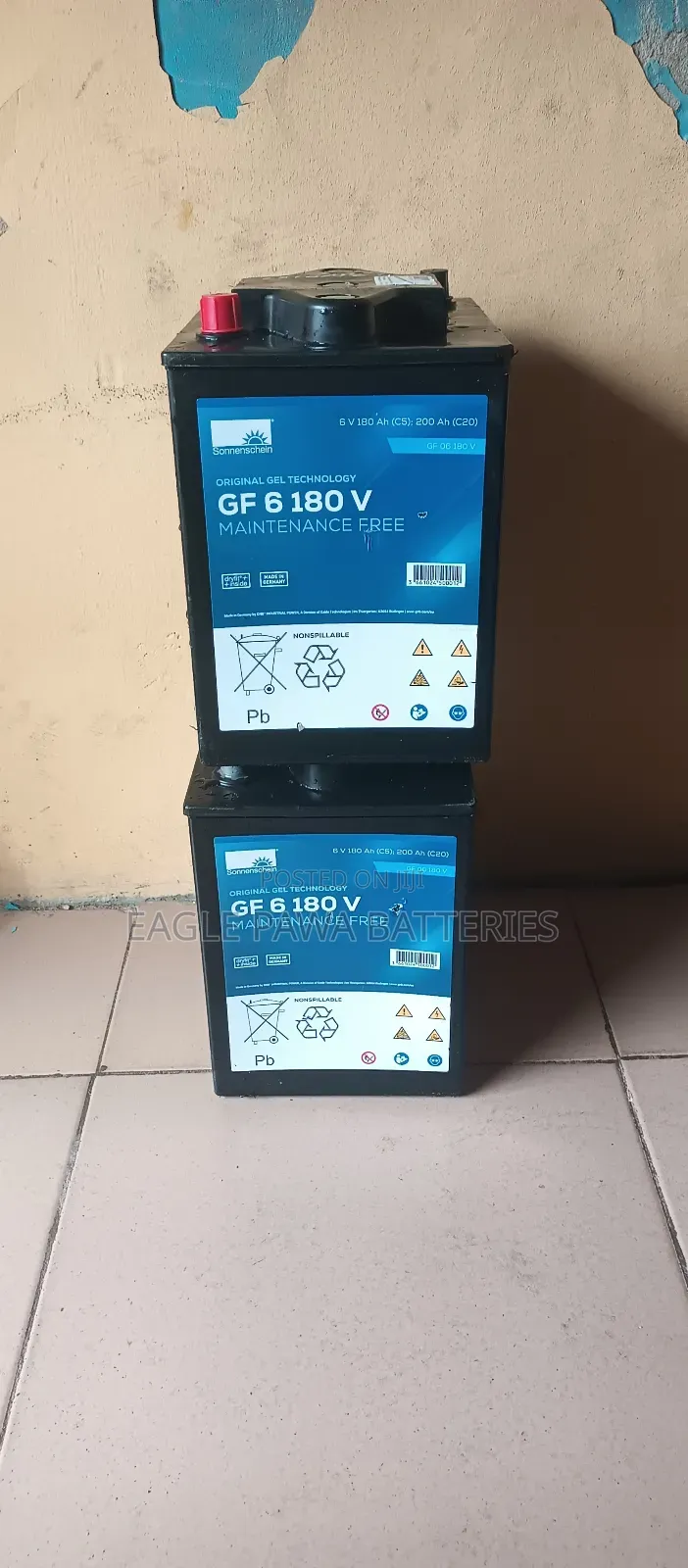 6v 180ah Sonnenschein Battery