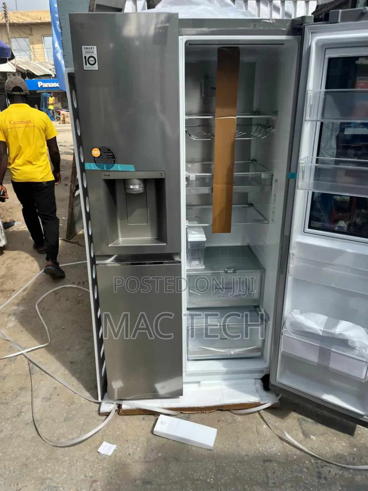 Lg Side By Side 2 Doors  Refrigerator Knock Knock