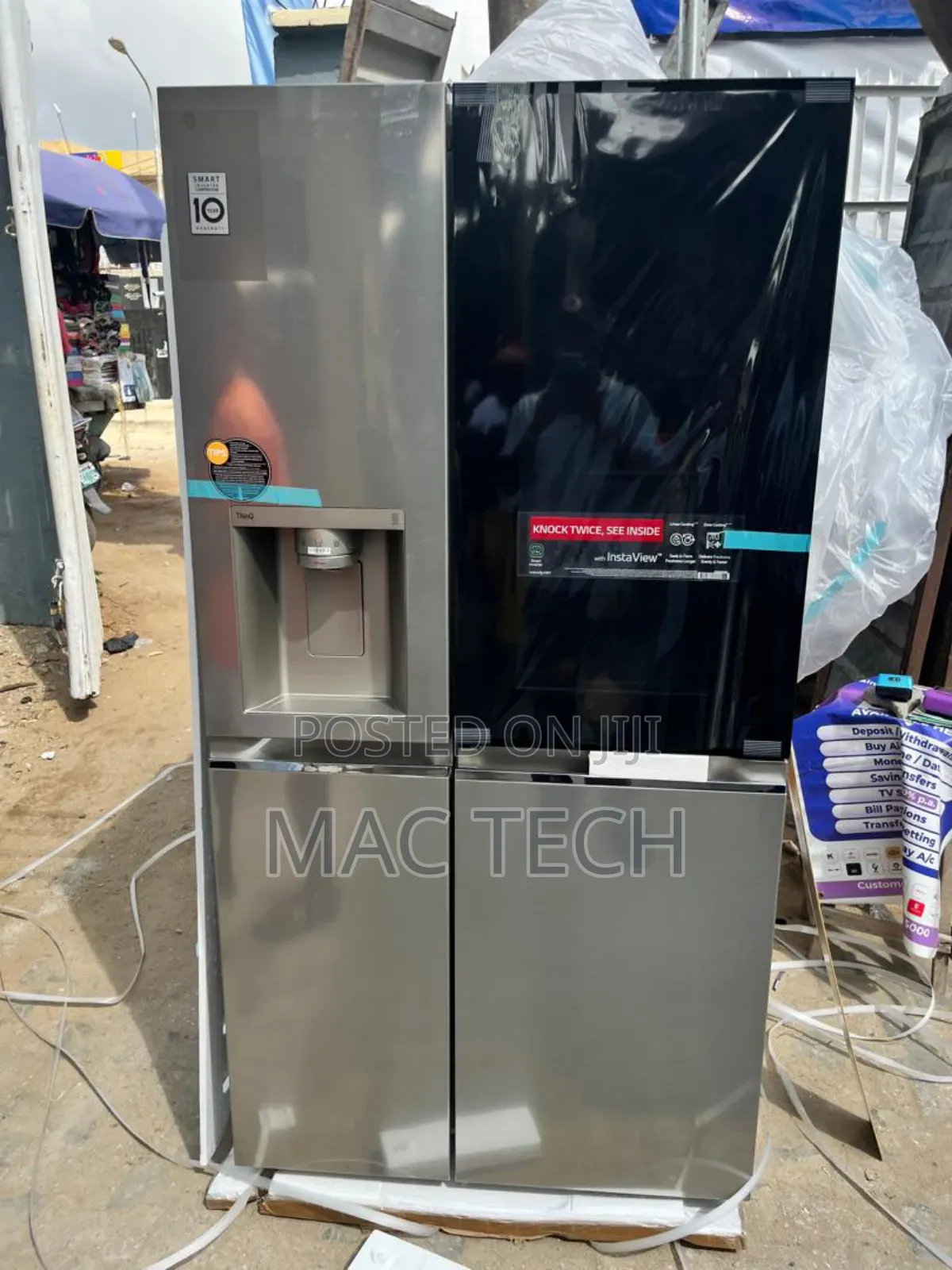 Lg Inverter 2 Doors Knock Knock Fridge