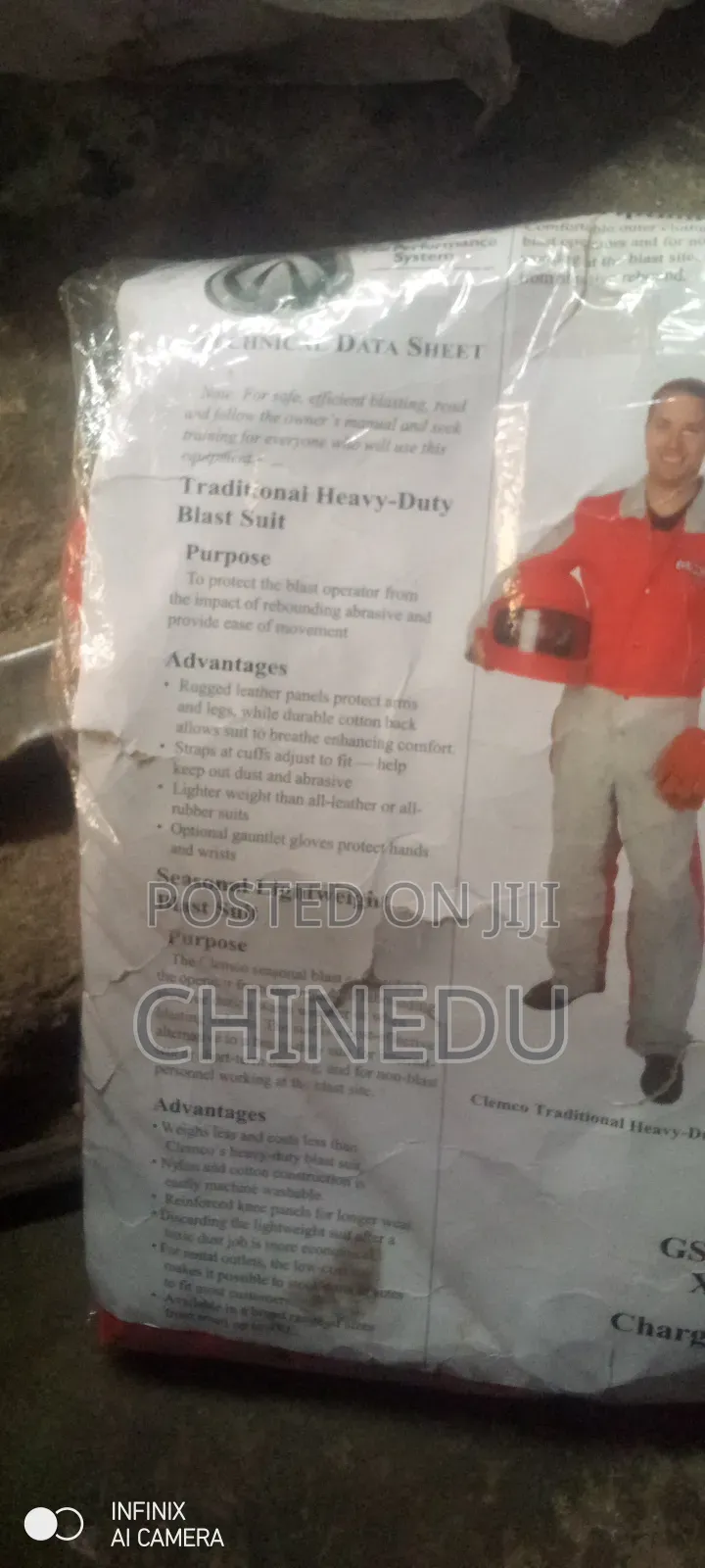 Clemco Sandblasting Suit