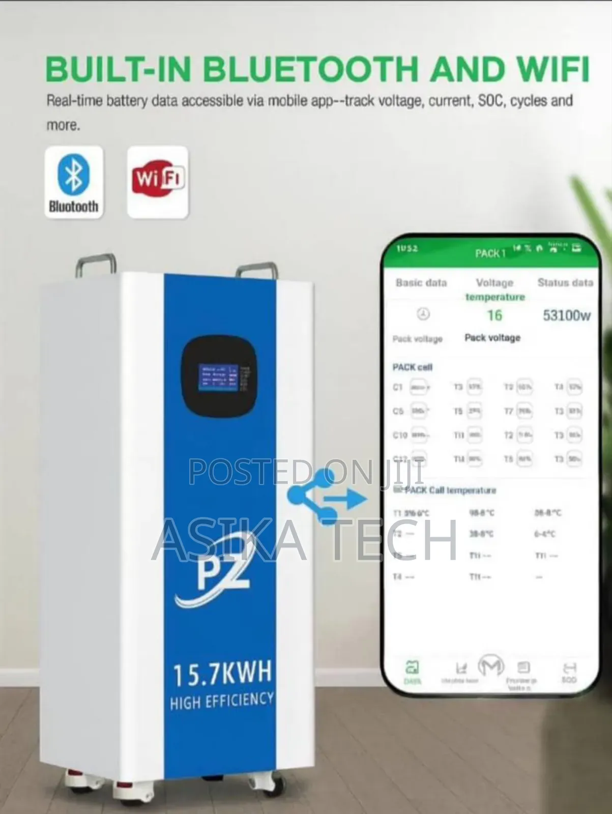 Pz 15.7kwh Inverter Battery