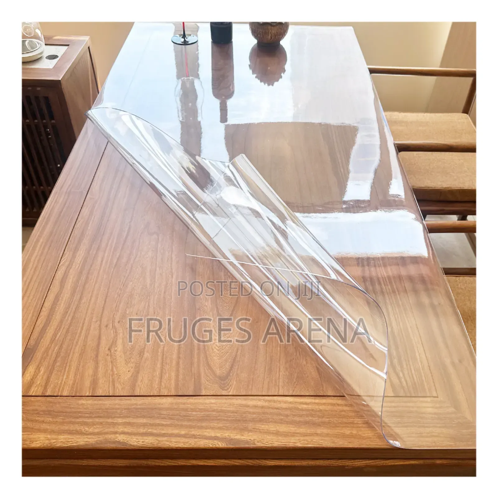2mm PVC Table Protector Nigeria – Clear Heat Resistant Dining Cover
