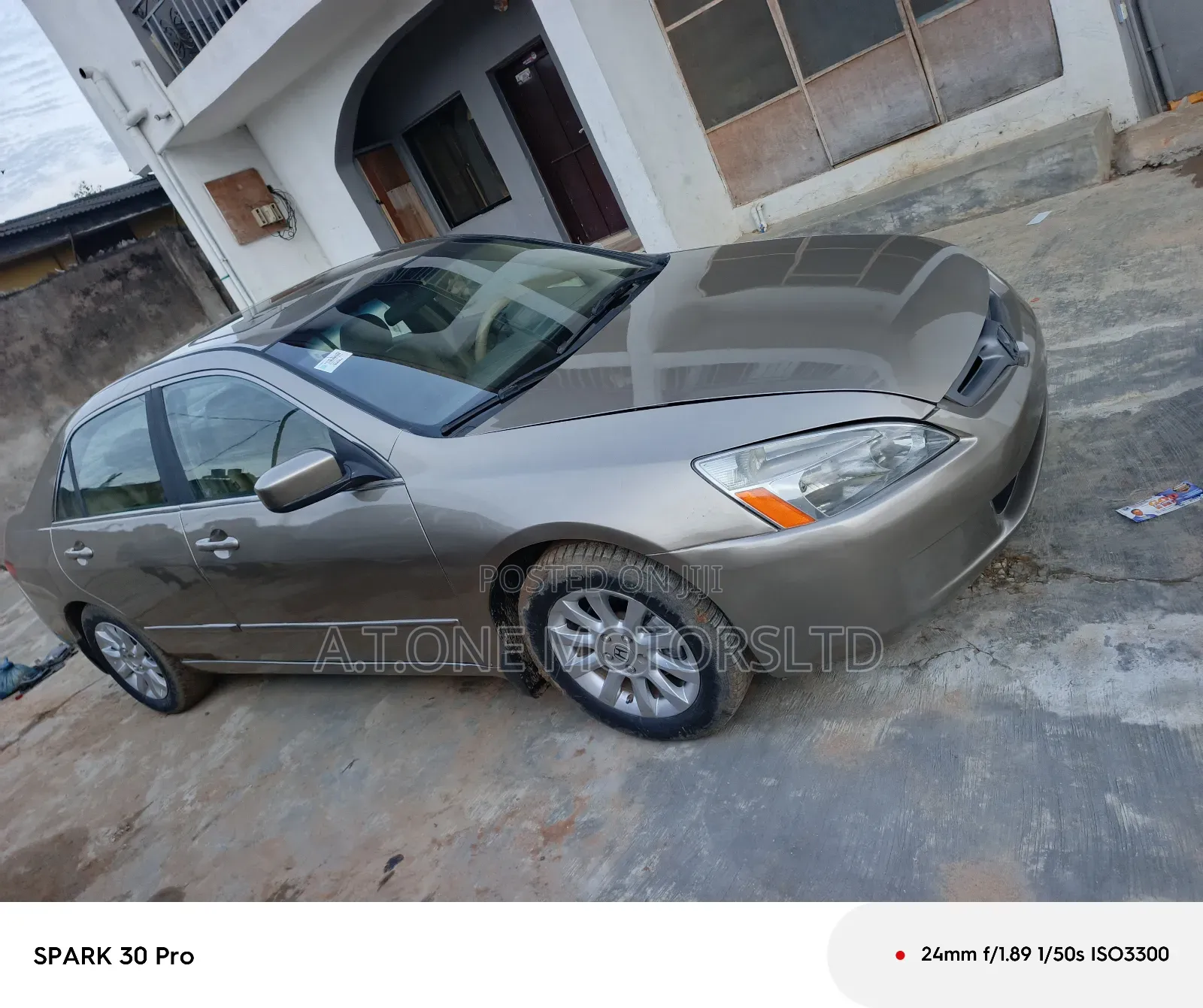 Honda Accord Coupe EX V6 2005 Gold