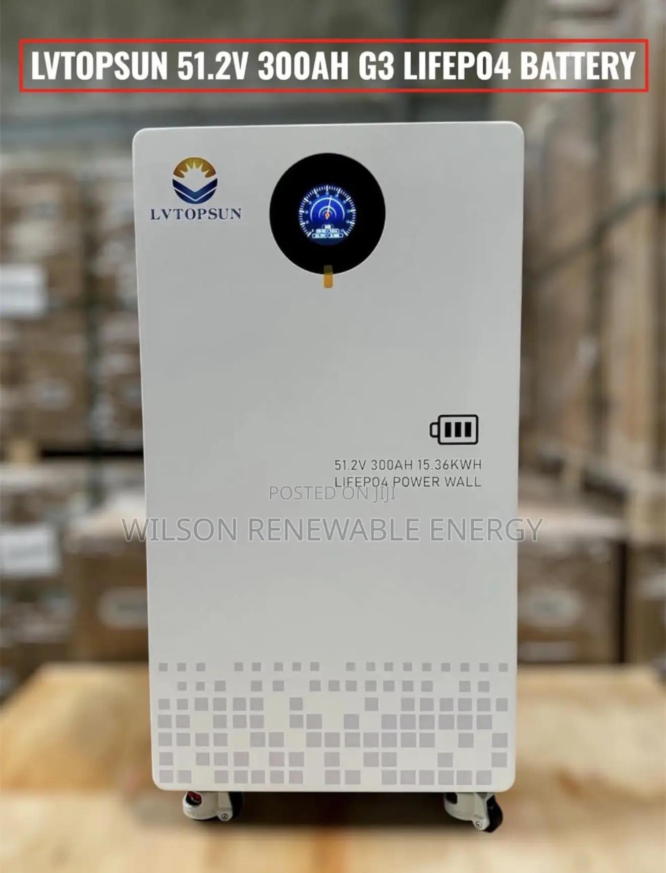 15kwh 51.2v Lvtopsun Lithium Ion Battery 🔋