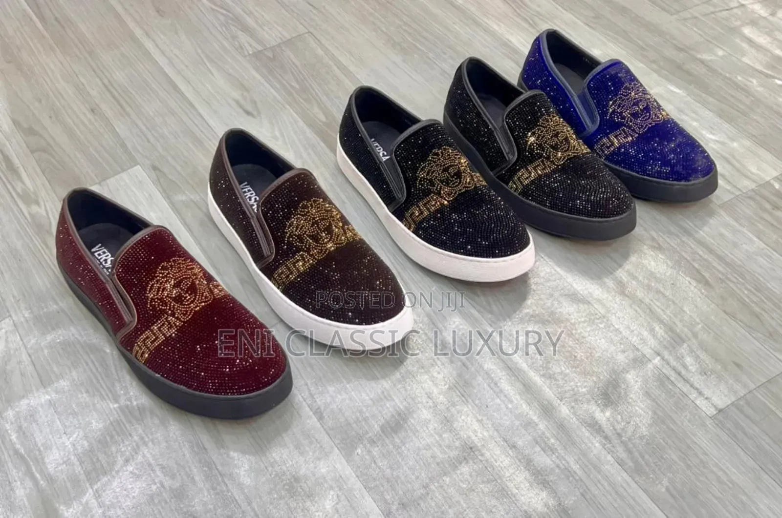 Best Quality Luxury Men's Shoes Collection Versace Well Banded Package