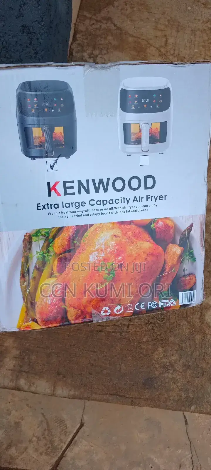 Kenwood Extra Large Capacity Air-Fryer .Can Fry With Less or No Oil