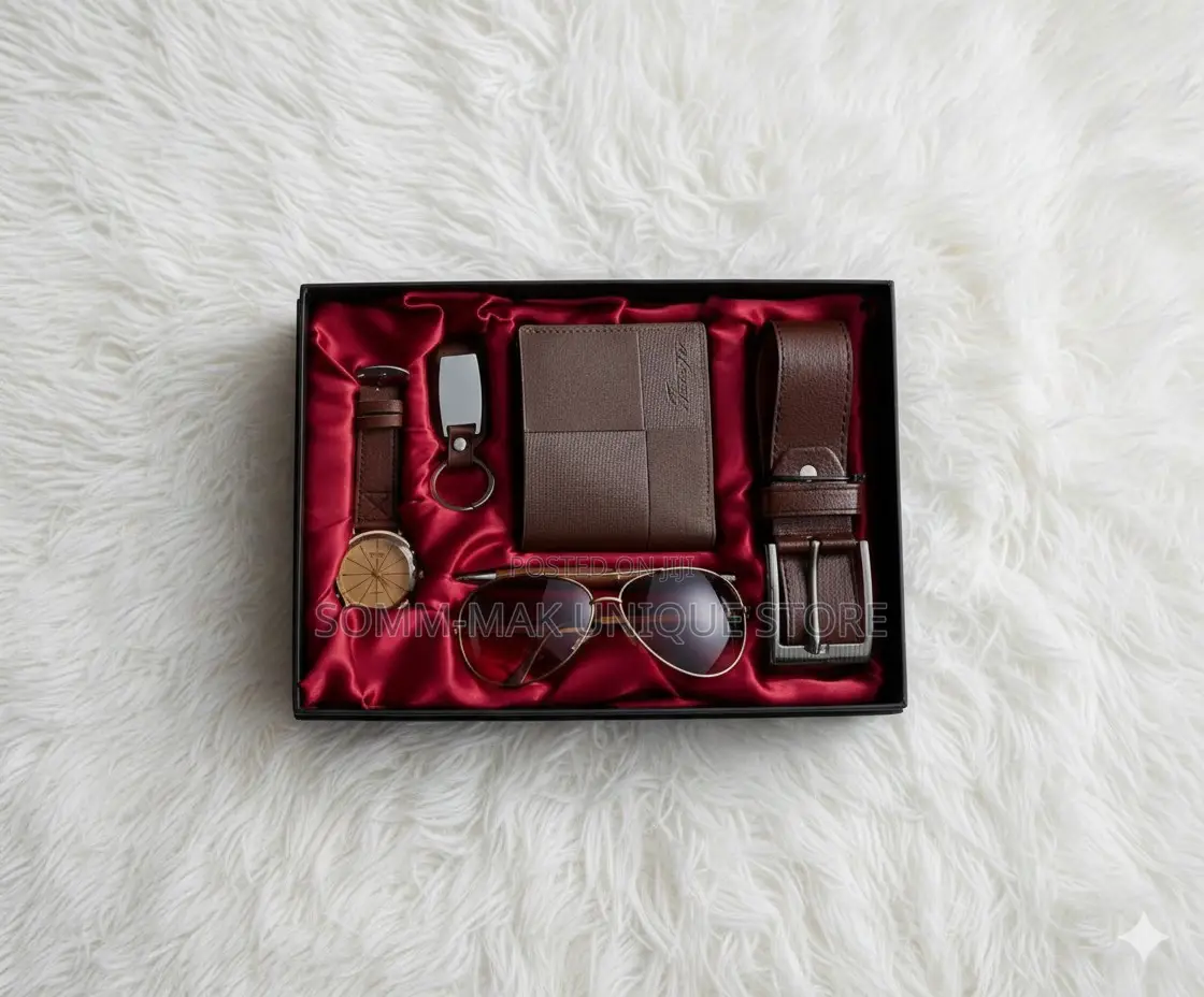 6in1 Men Gift Set. In Black and Brown
