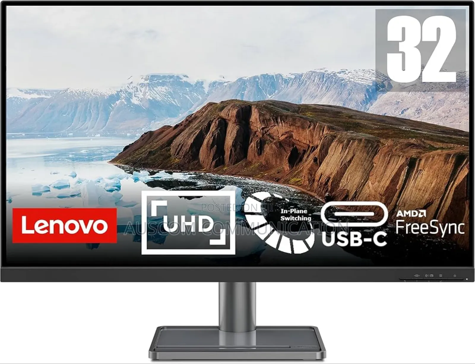 Lenovo 32 Inches Uhd3840x2160 75hz Ips Panel 16:9 Ratio Usb C