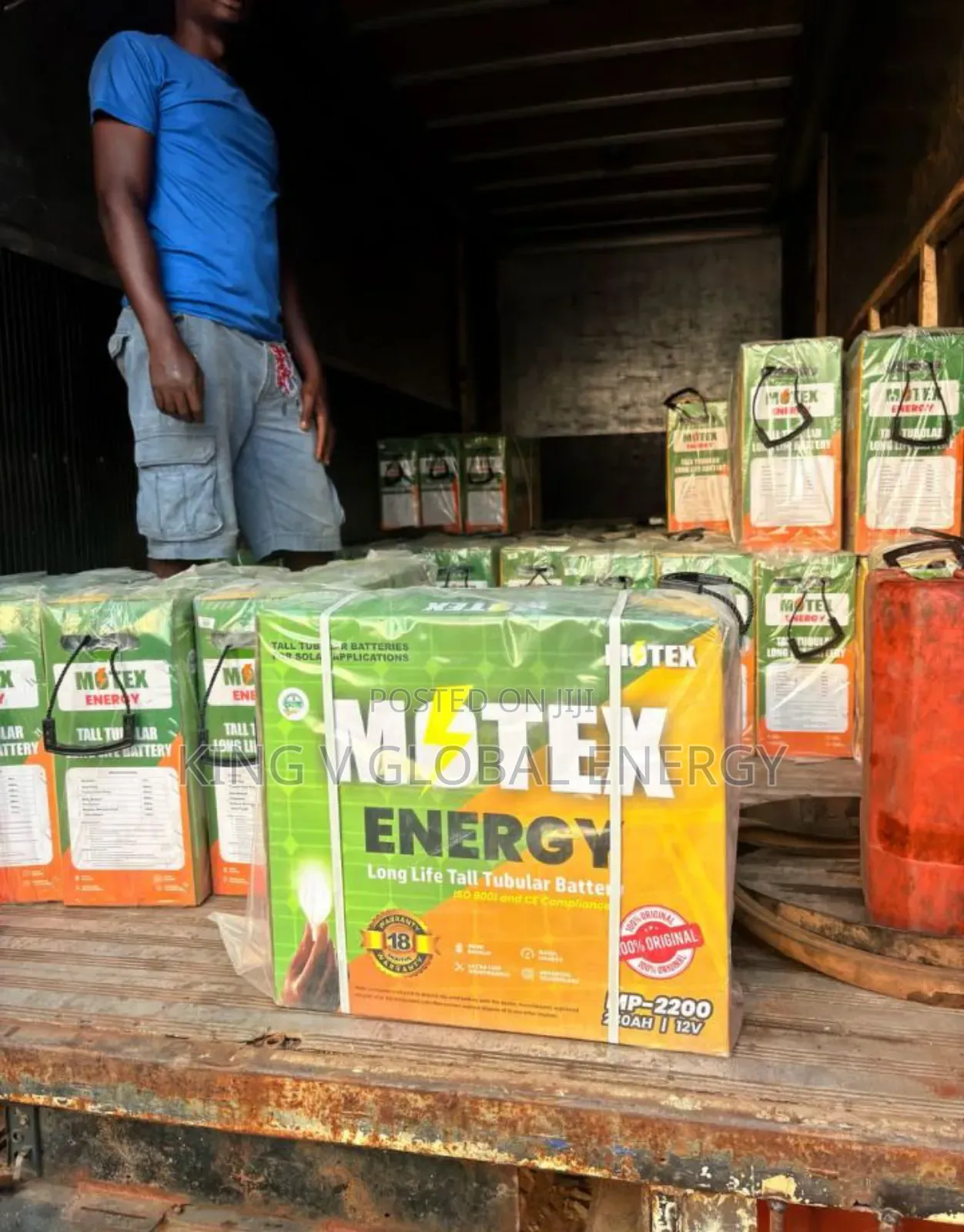 Motex Energy 220ah/12v Tall Tubular Battery
