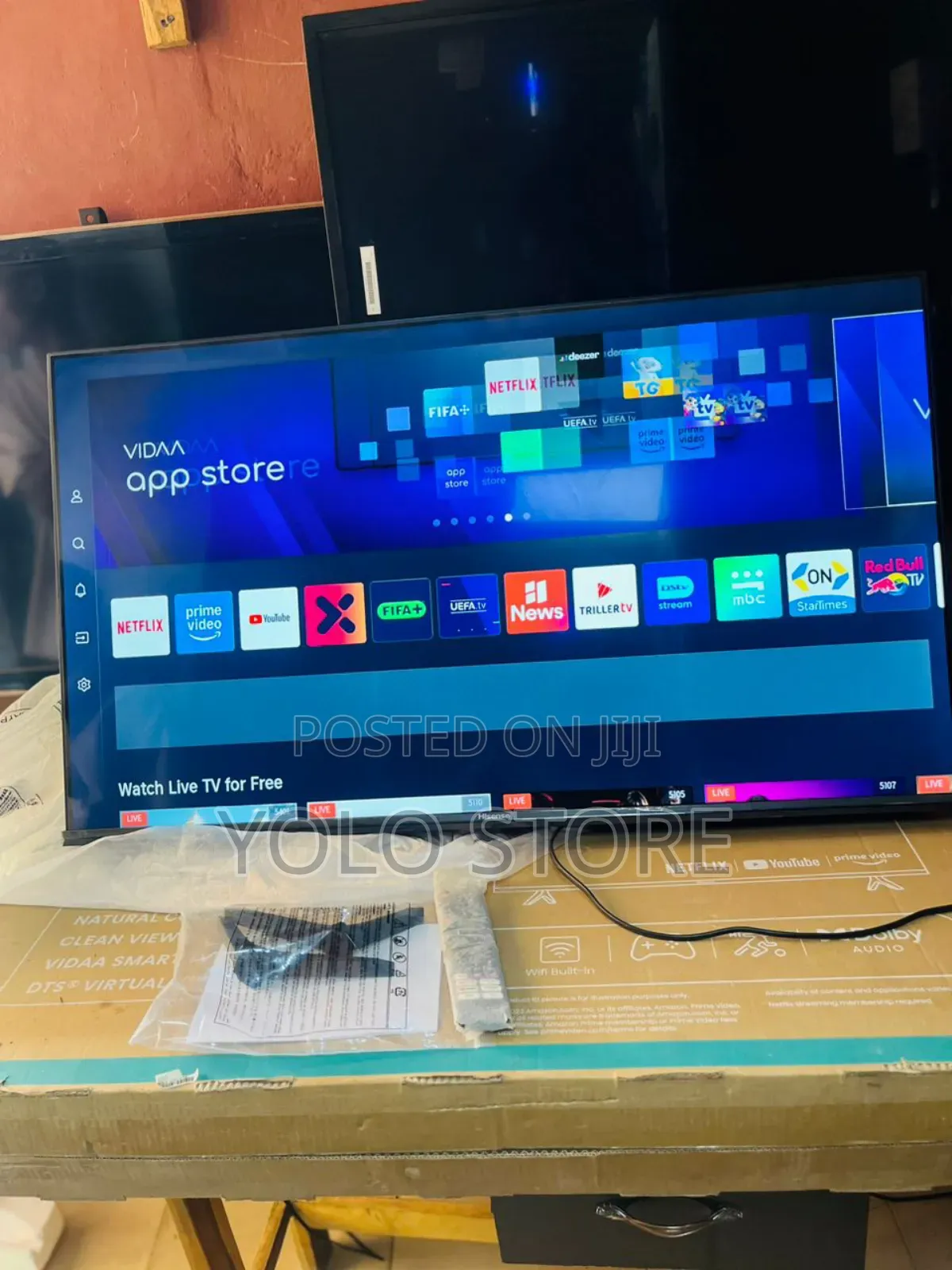 Original Hisense 43 Inch Smart Tv Freamless Bran New