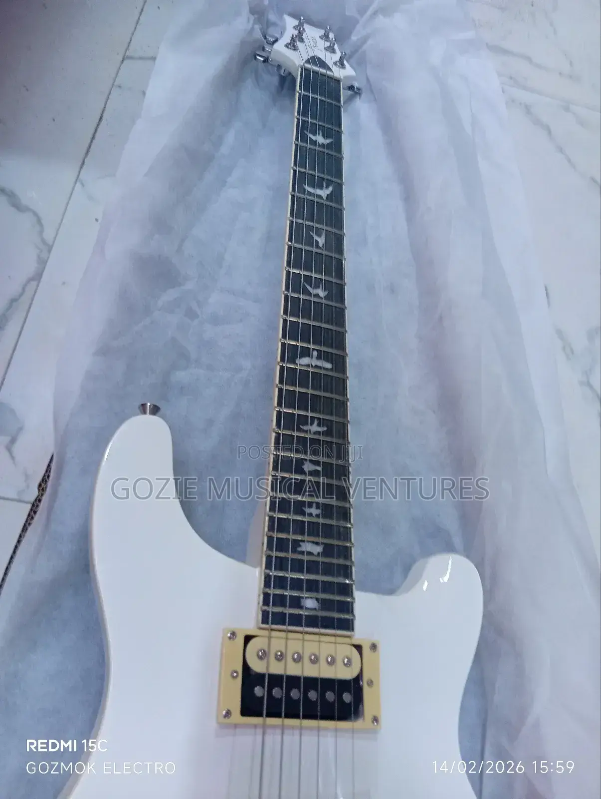 Fender Les Paul Electric Guitar White Colour