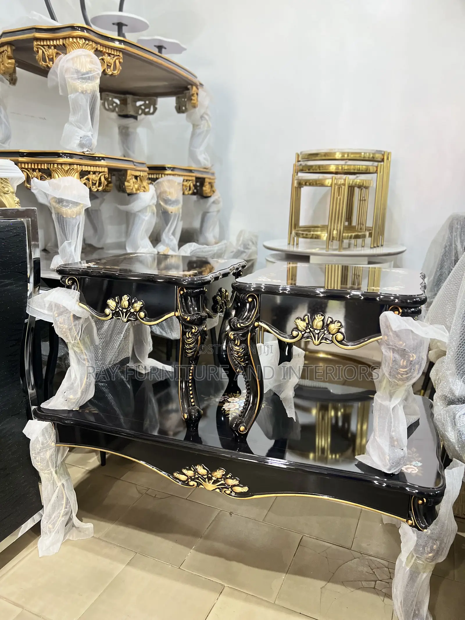 3in1 Royal Table Set Centre Table and 2 Coffee Tables