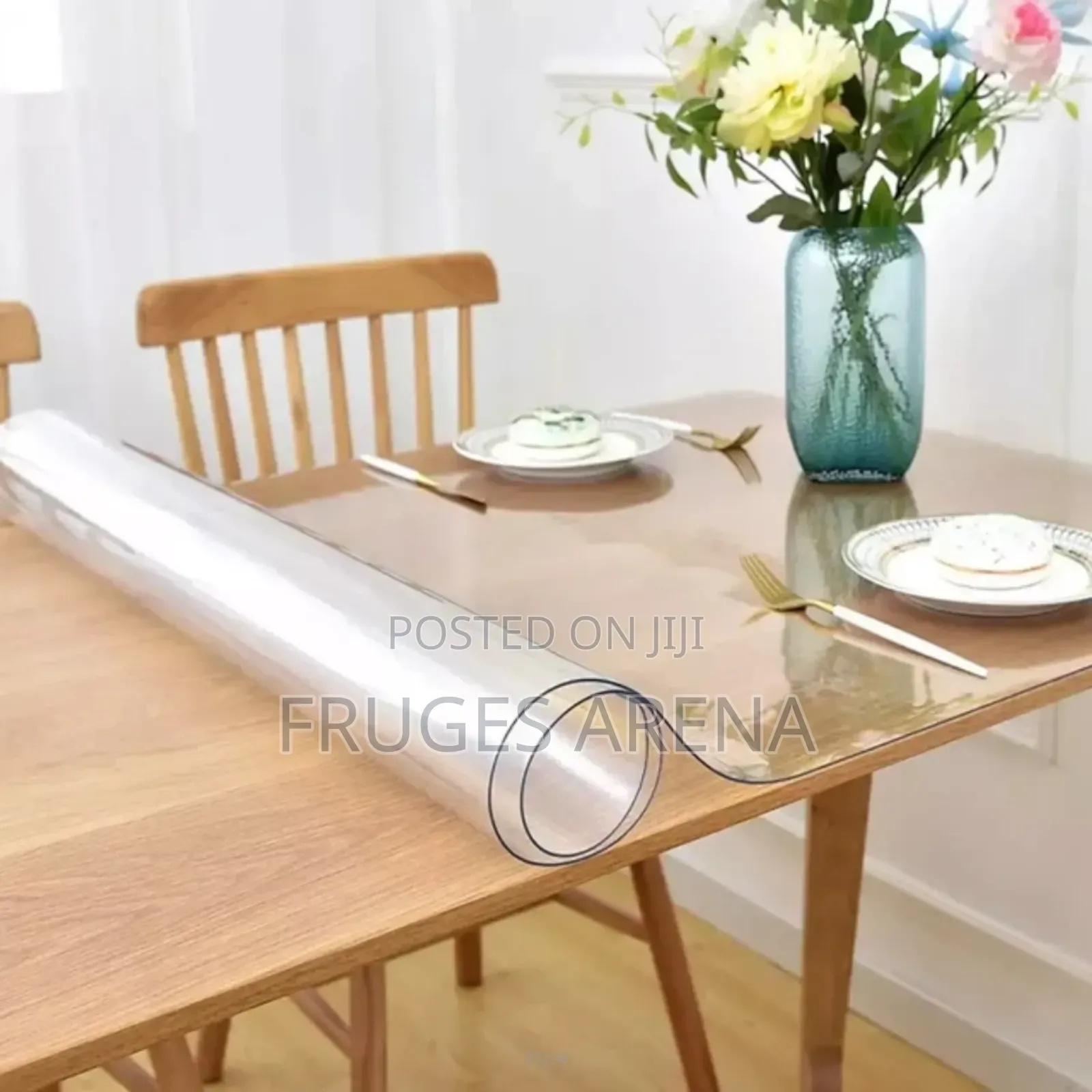 2mm Clear PVC Table Cover Nigeria –Waterproof Heat Resistant Protector