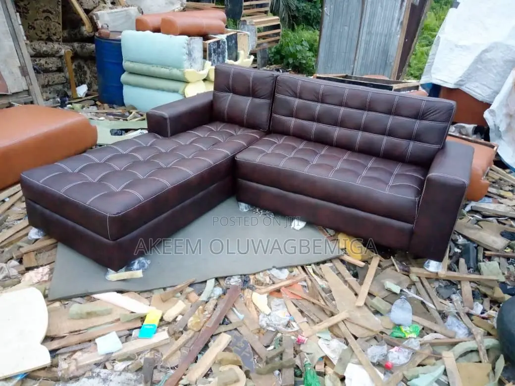 Quality Leather L Shaped Chair