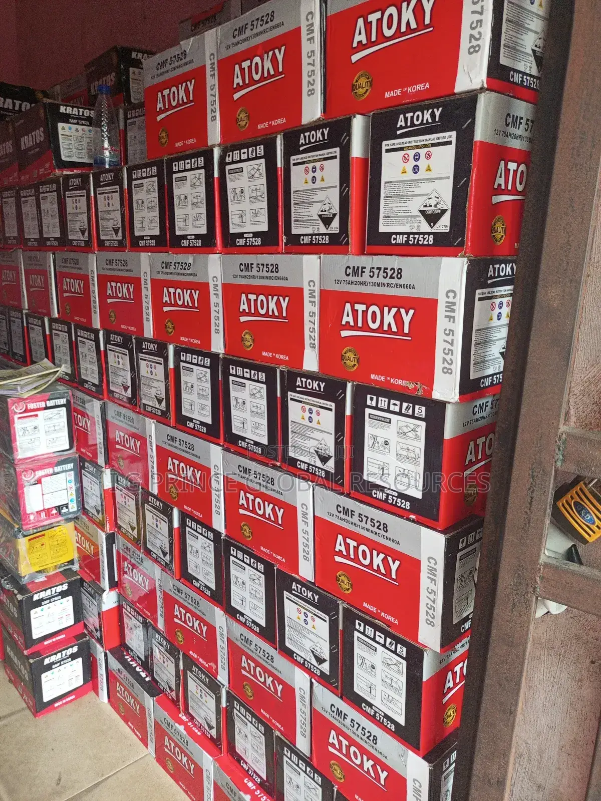 Quality Korean Batteries 12v 75ah 3 Years Warranty