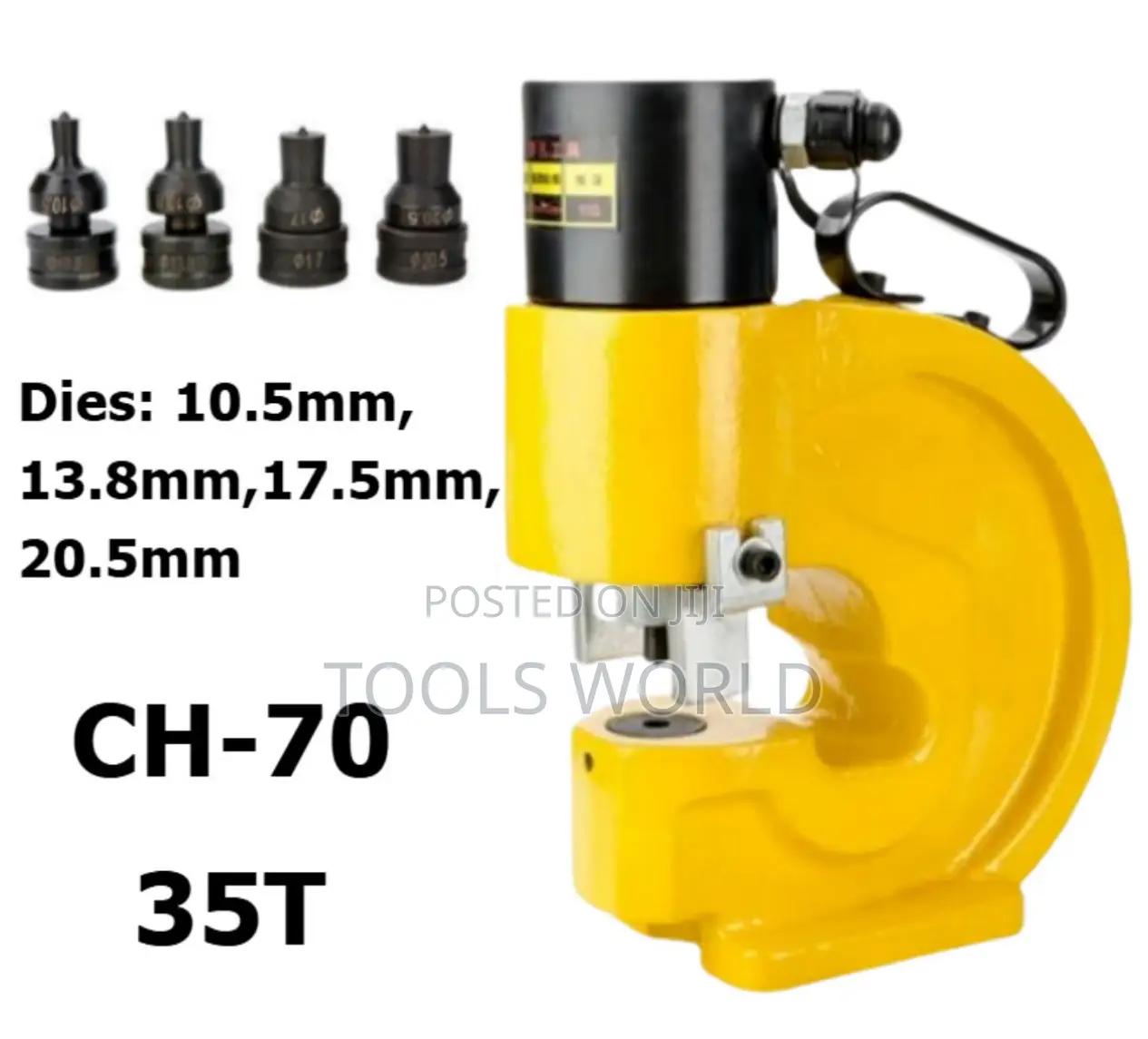 Hydraulic Puncher Ch-70 – 35t Punching Machine With Manual Pump Cp700