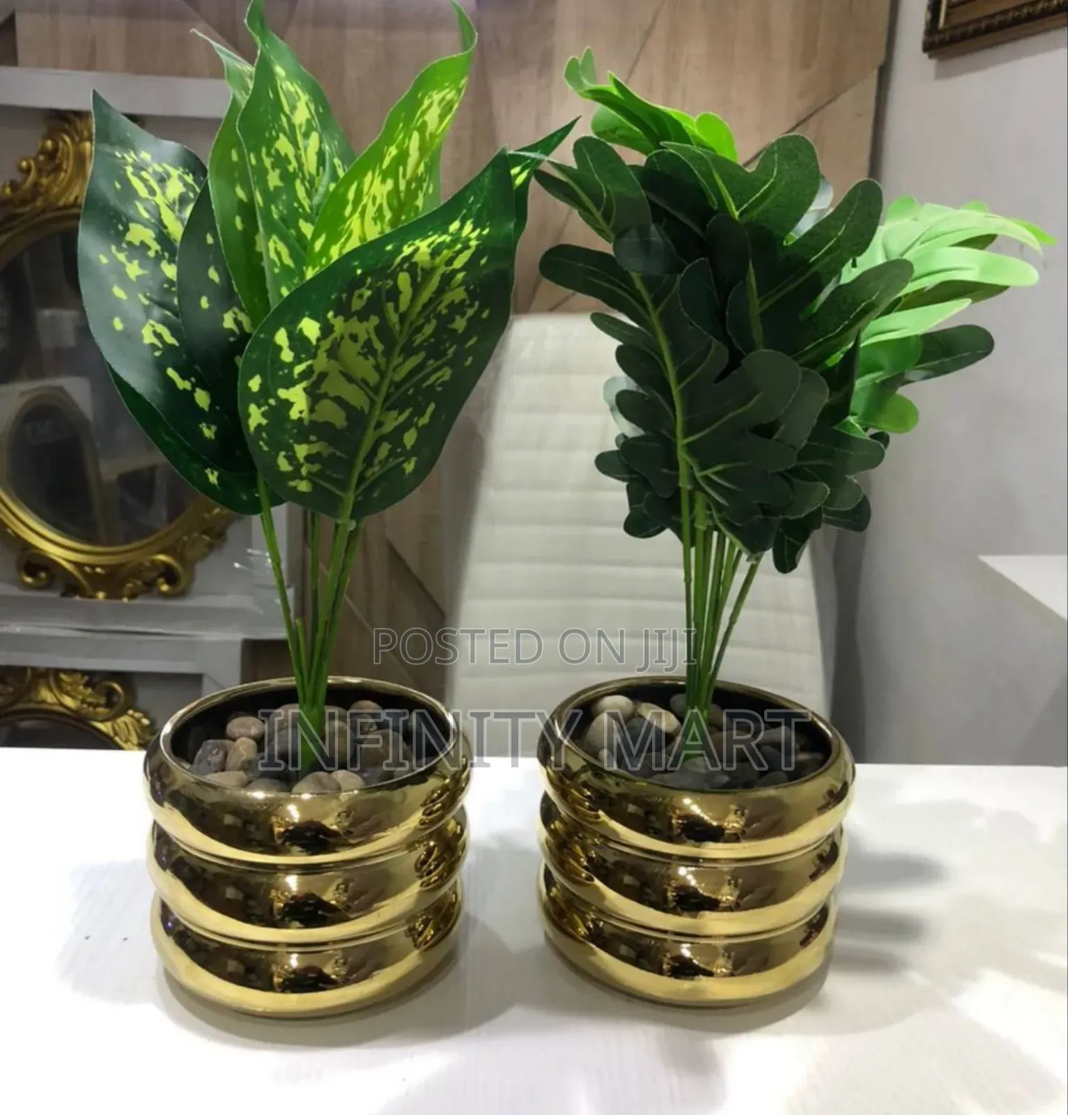 Gemming Flower Pot With Stone