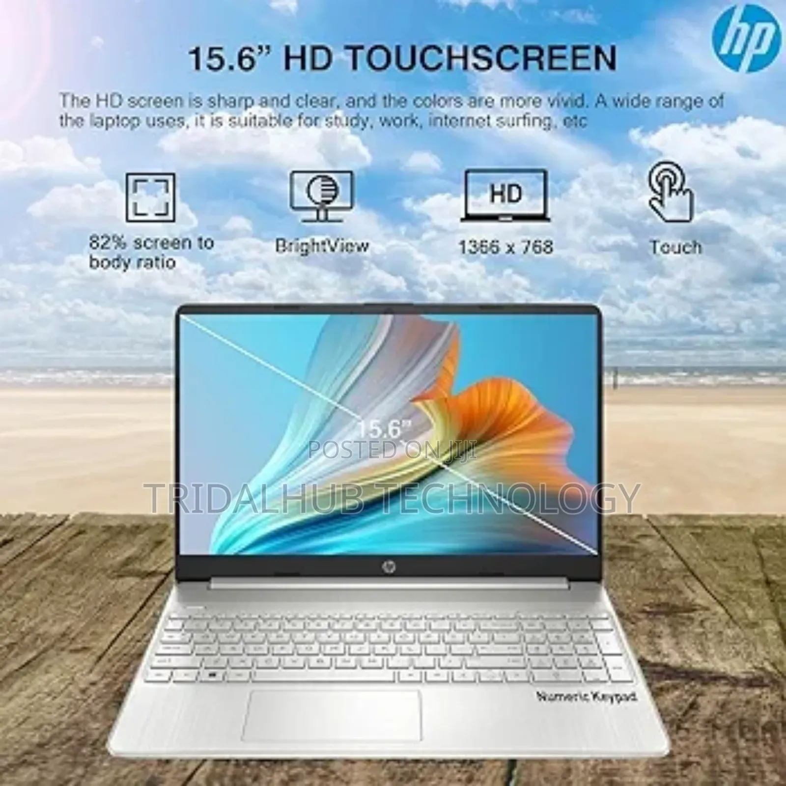 New Laptop HP 15-fd0290ns 16GB Intel Core i7 SSD 512GB