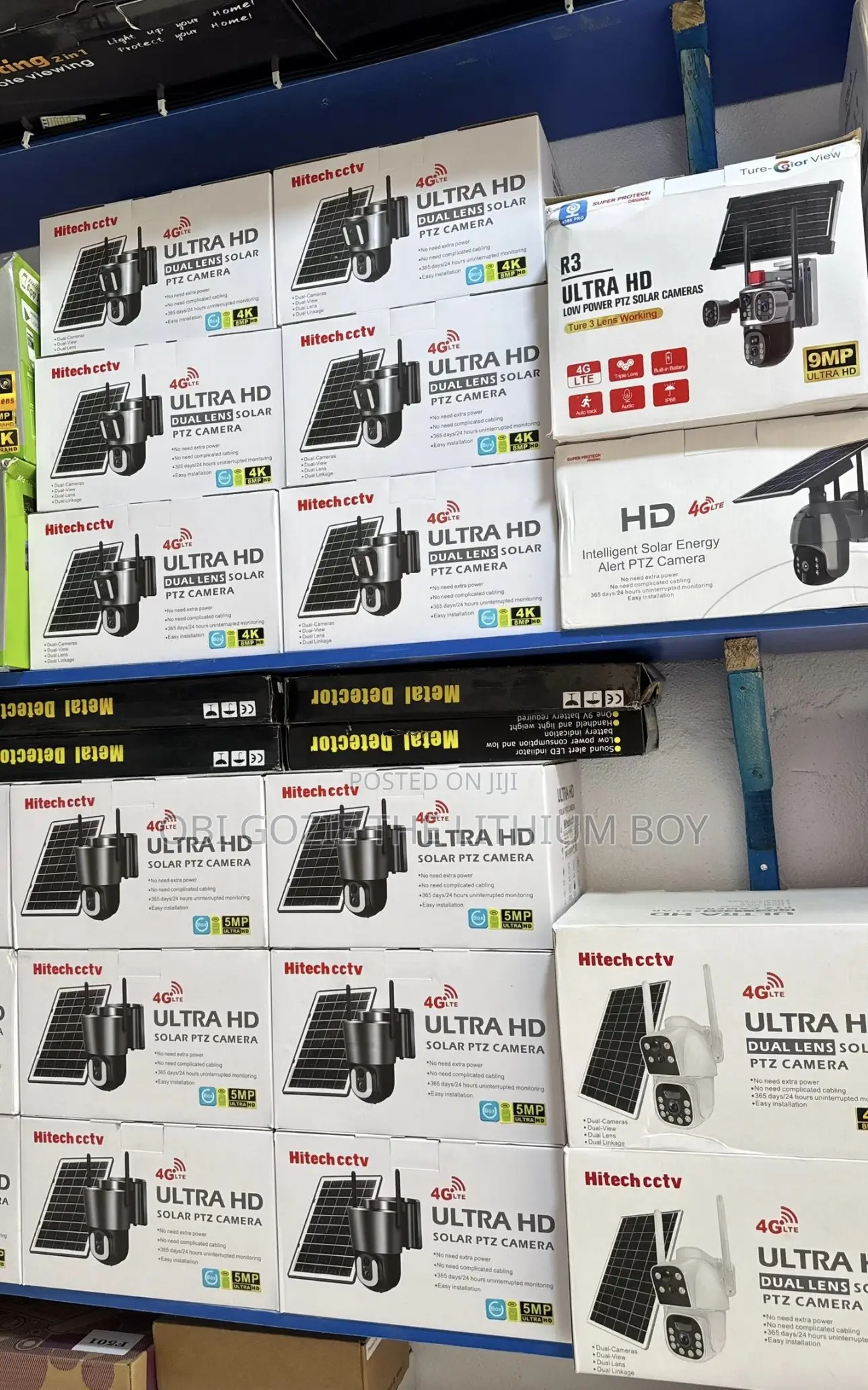 Best Importer Of Types And Sizes Of Ubox Dual Lens 6mp Solar Camera