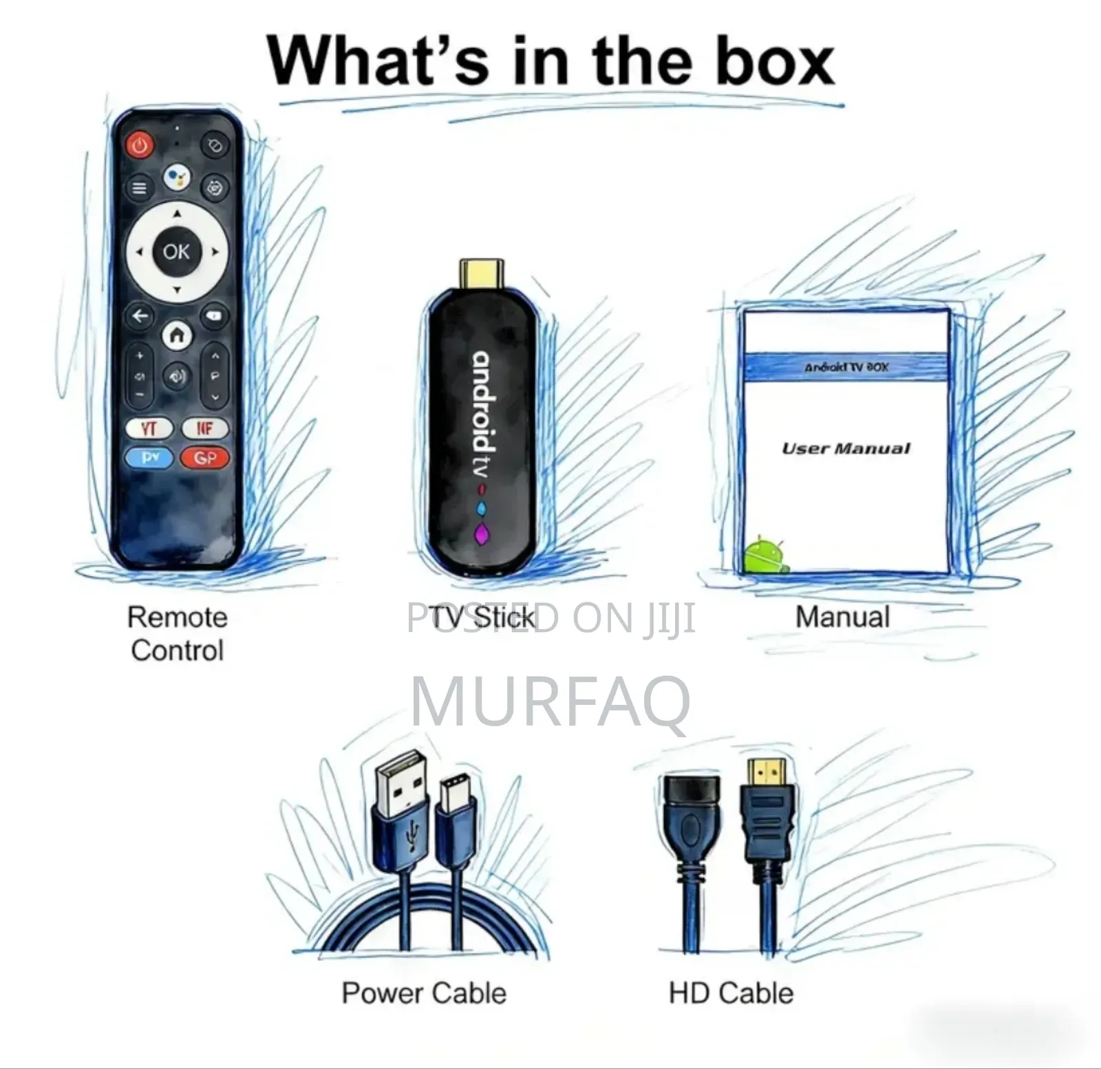 H96 Max Tv Stick 2gb 16gb Android 14 Tv Box Voice Asst. Bt Remote