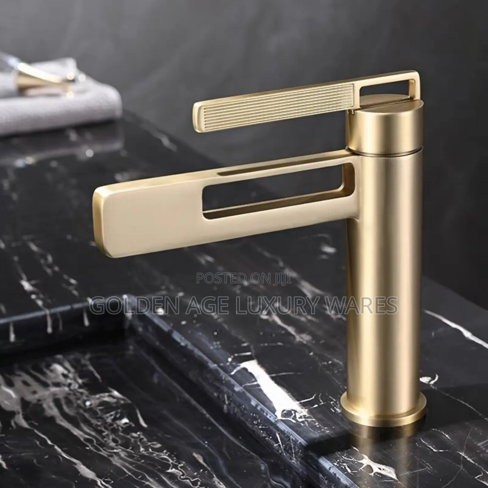 High Quality Brush Gold Basin Mixer