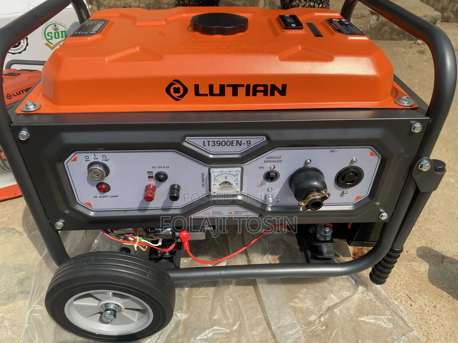 Lutian Lt3900en-9 3.8kva Generator