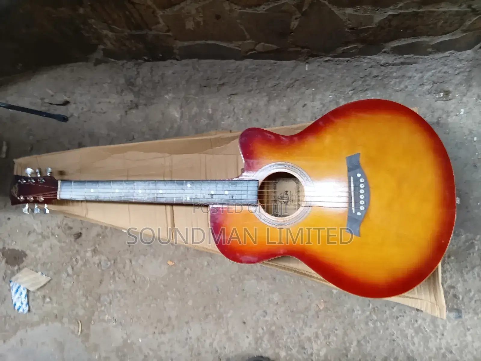 Acoustic Box Guitar With Guitar Bag and Strap Big Size 41"