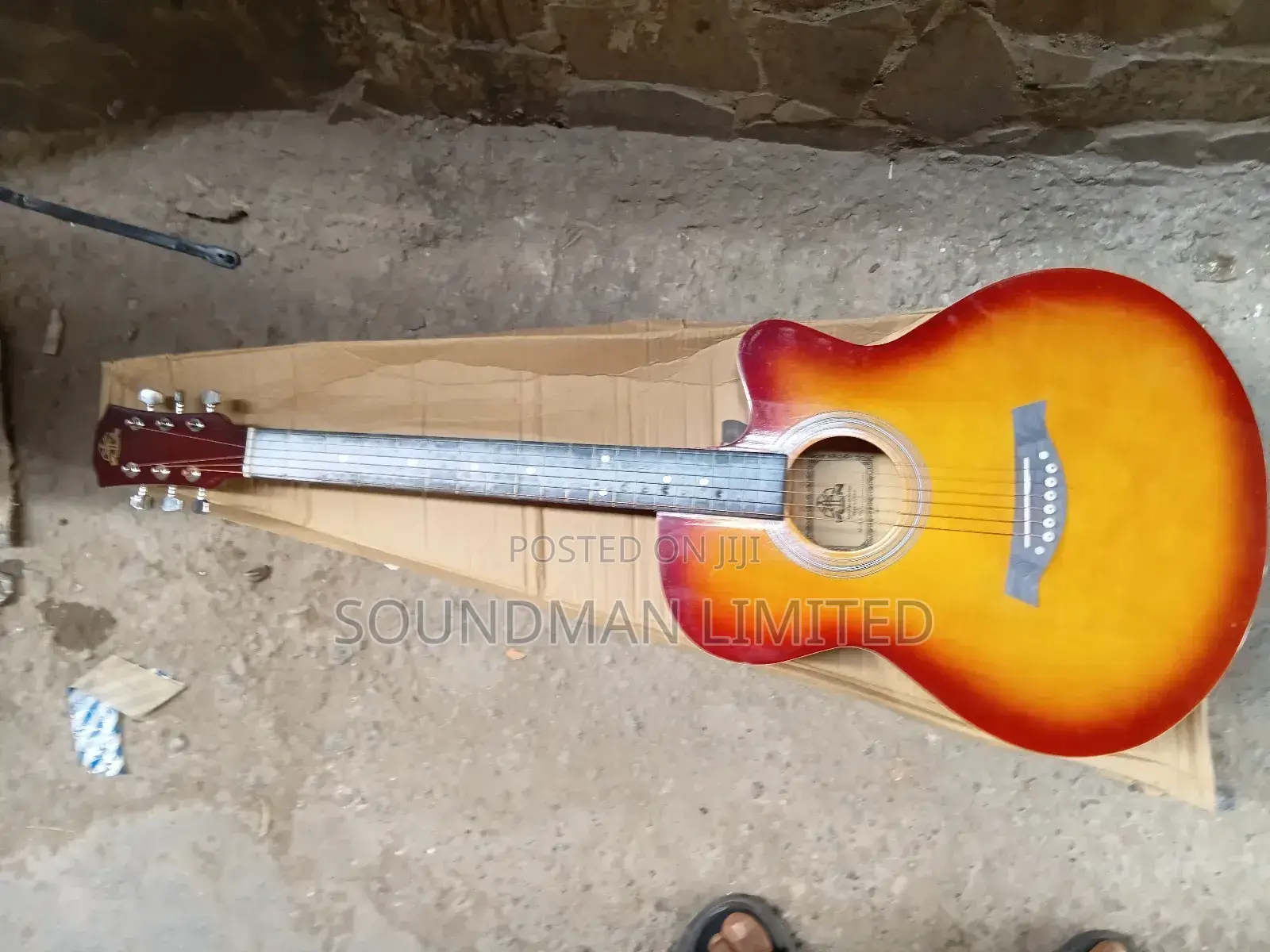 Acoustic Box Guitar With Guitar Bag and Strap Big Size 41"