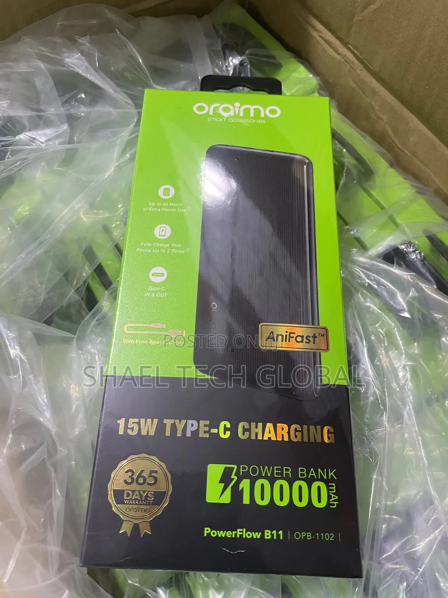 Oraimo 10,000mah 1102 Powerbank