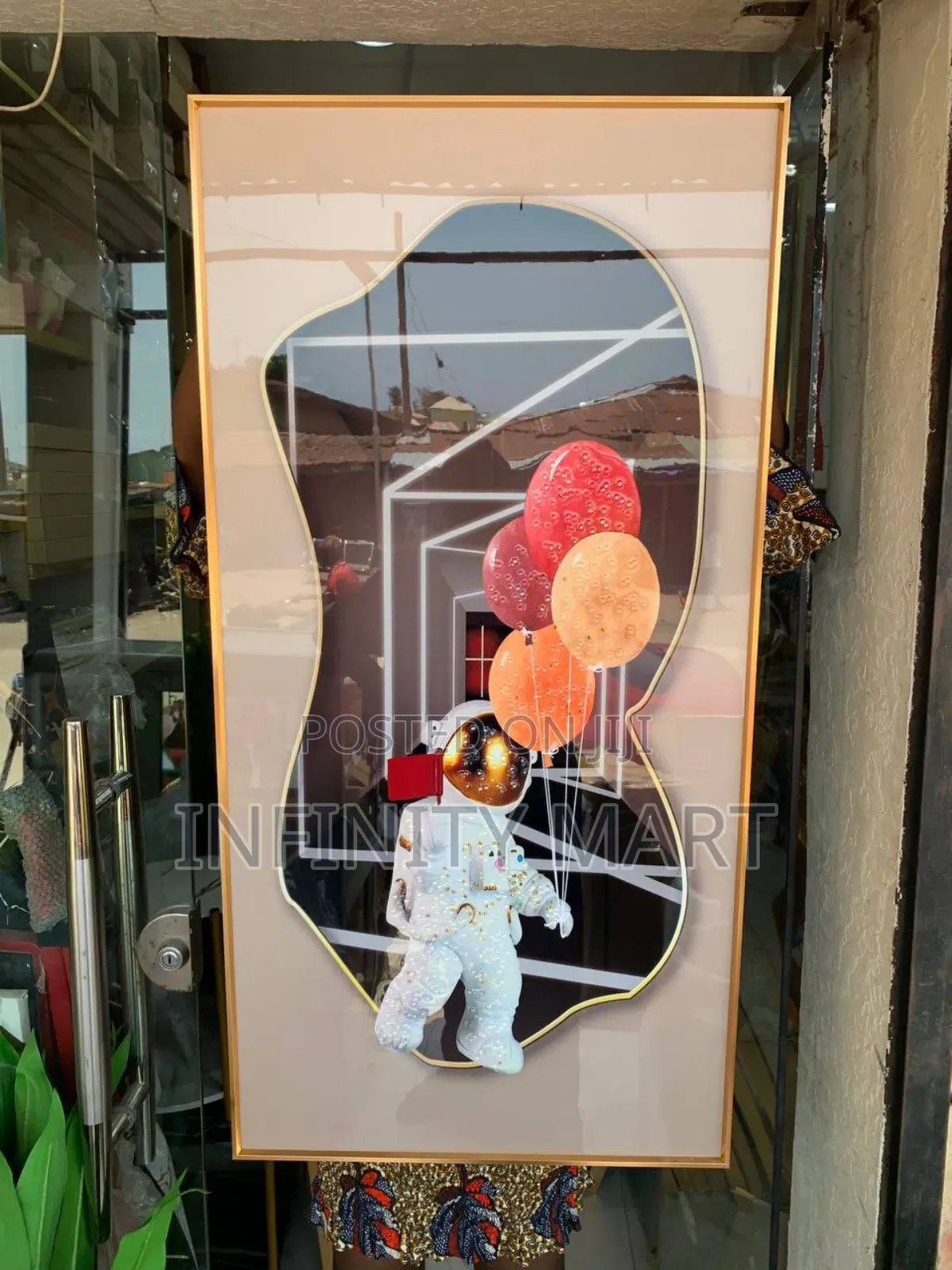 Astronaut Acrylic Stoned Frame