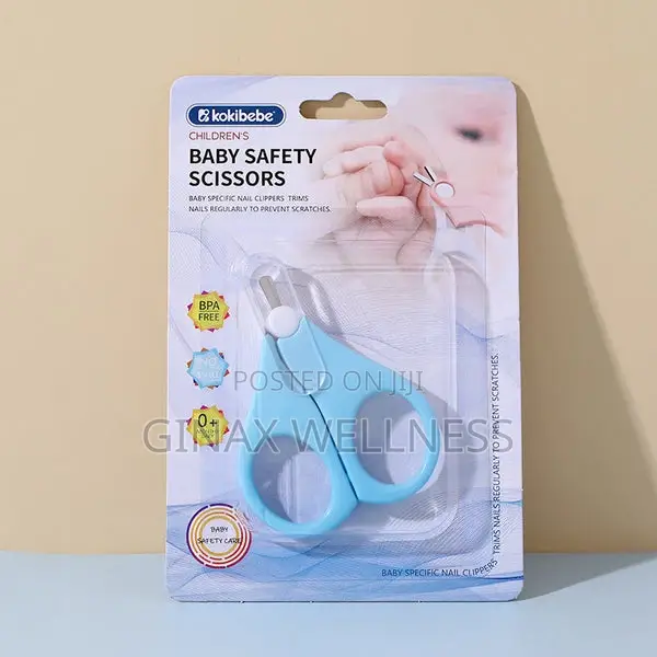 Baby Safety Scissors | Nail Trimming Scissors for Babies and Toddlers
