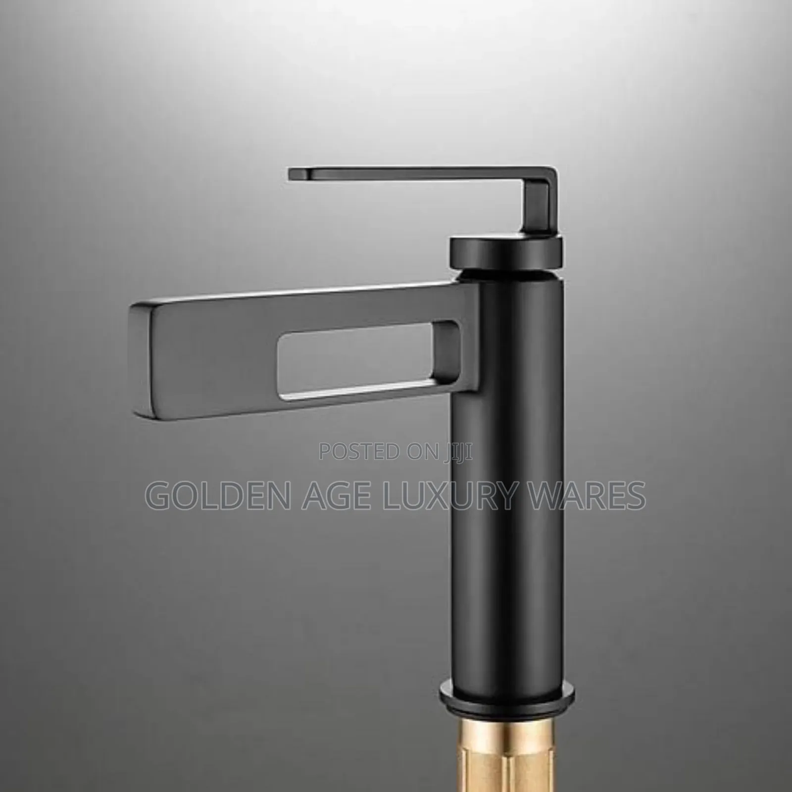 B21f Brass Black Basin Mixer