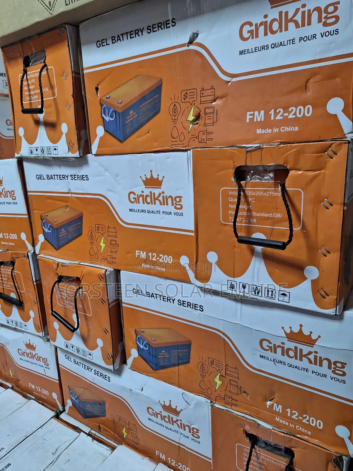 Grind King Gel Batteries 12-200