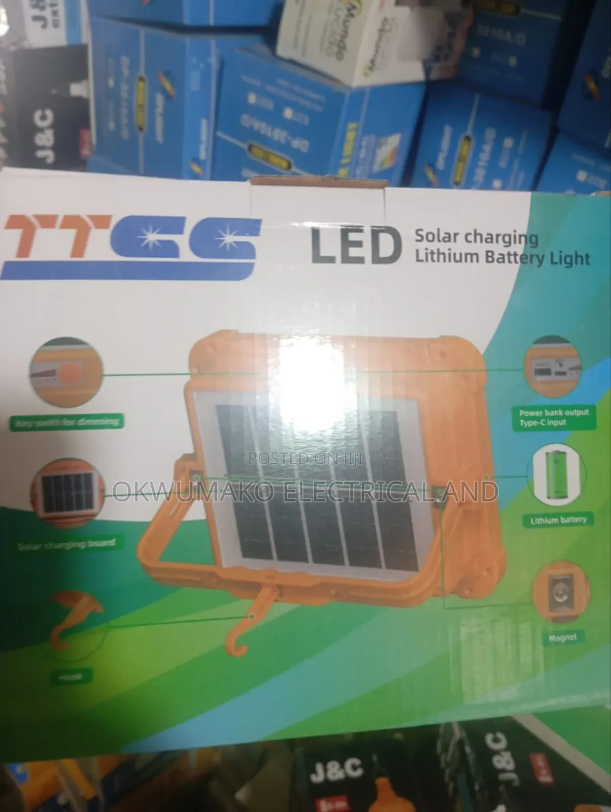 4 Light Solar Street Light